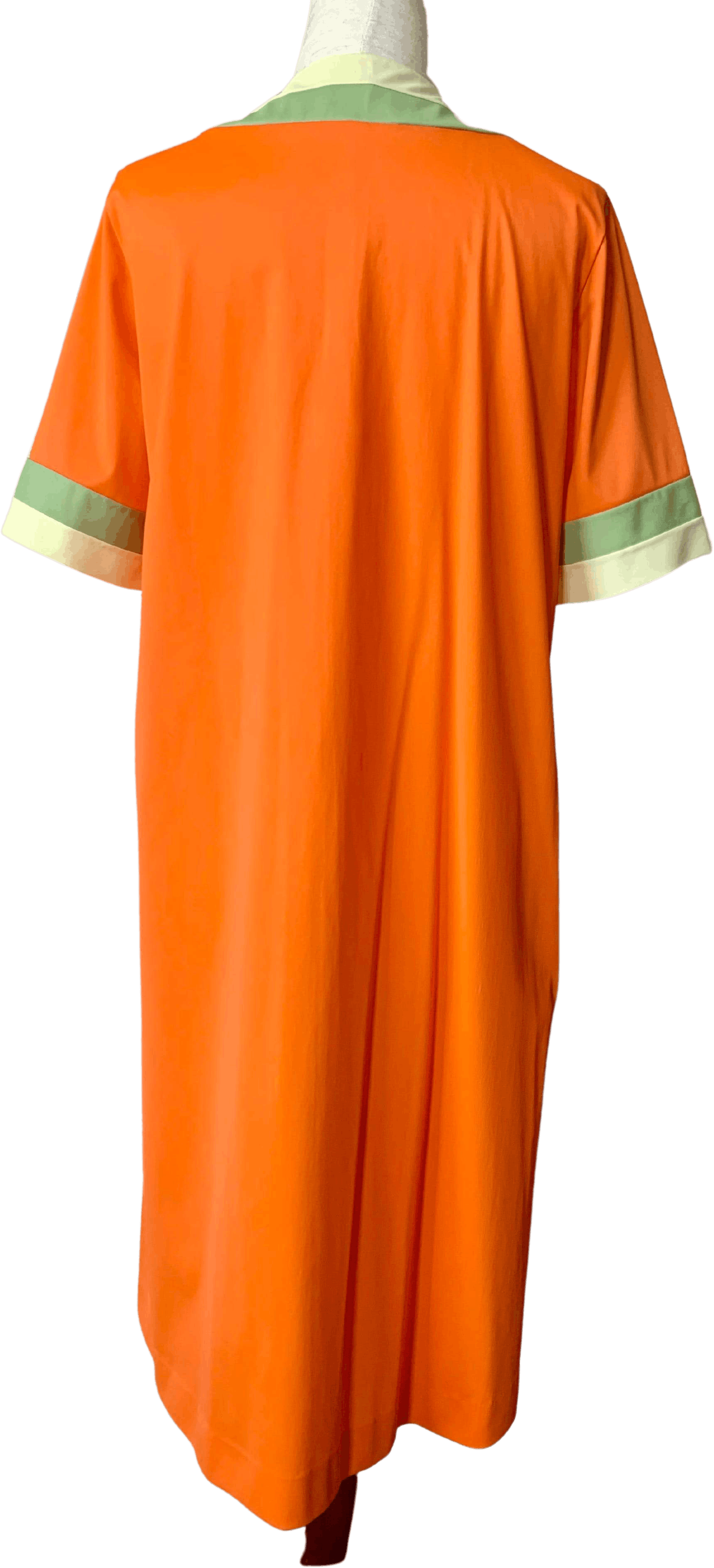 Vintage 60's Orange Retro Loungewear Dress by JCPenney Loungewear