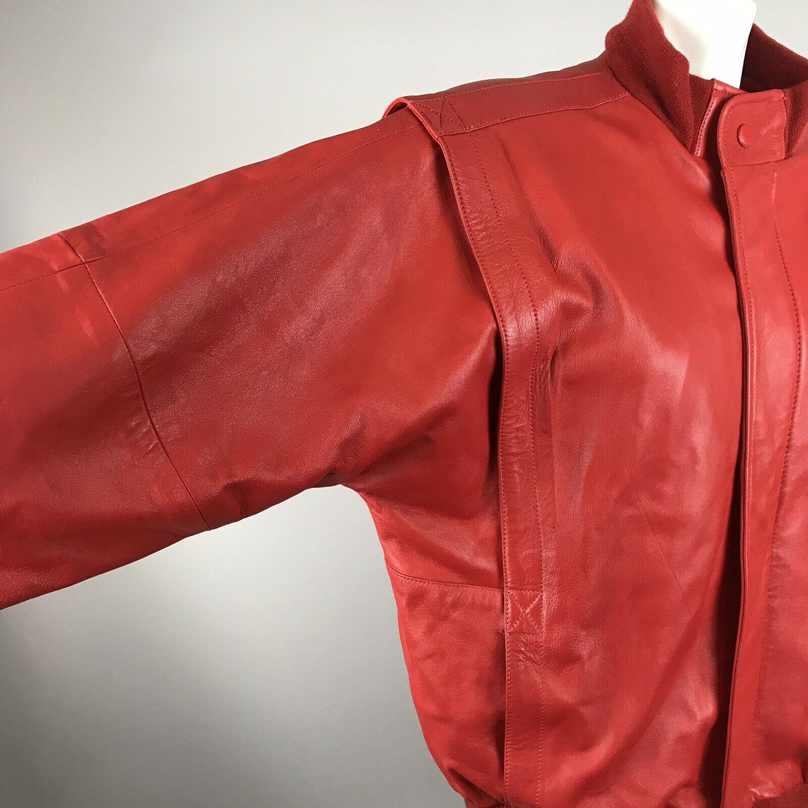 Vintage 80's Red Leather Jacket by Deerskin | Shop THRILLING