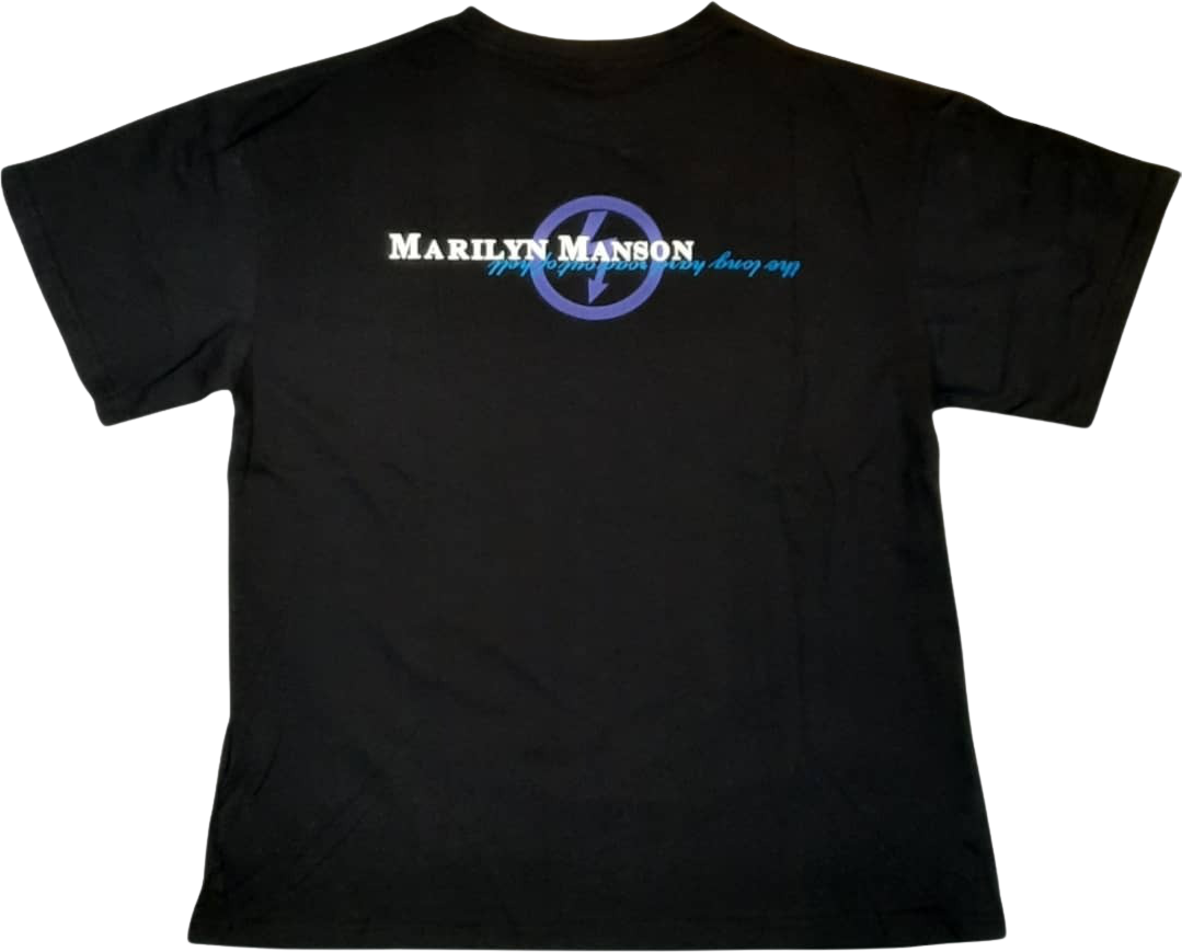 Vintage 1998 Marilyn offers Manson RARE Winterland Productions Glitter Graphic Tee