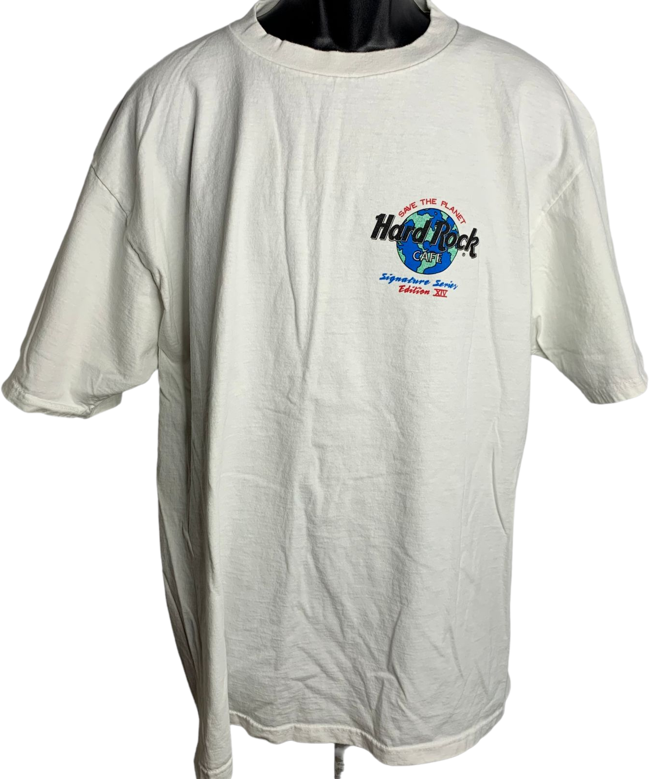 Vintage 90s Peter Gabriel T-Shirt Xl White Crewneck Signature