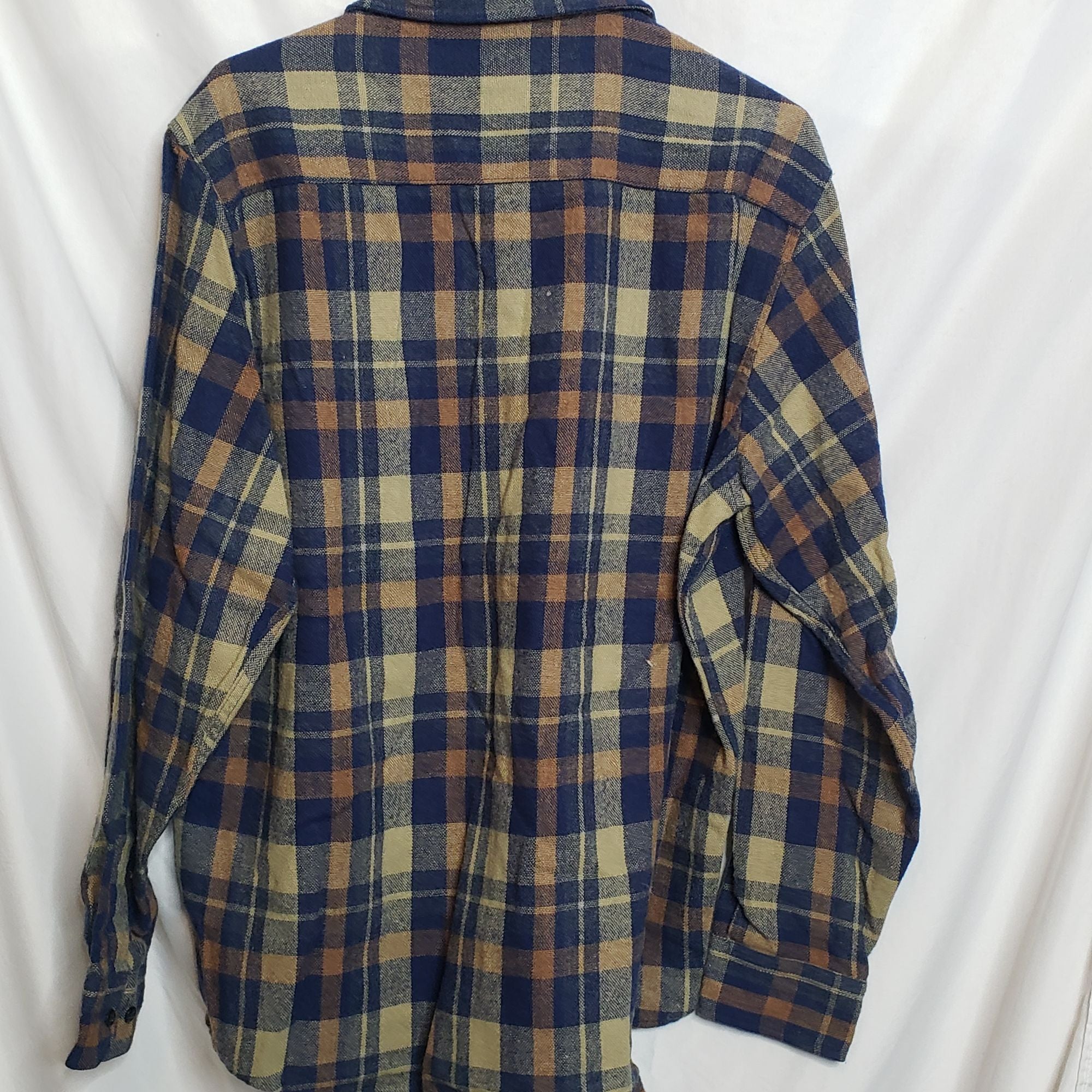 Vintage 70s/80s Wool Blend Flannel Plaid Shirt Men Large Tall By  Fieldmaster | Shop THRILLING