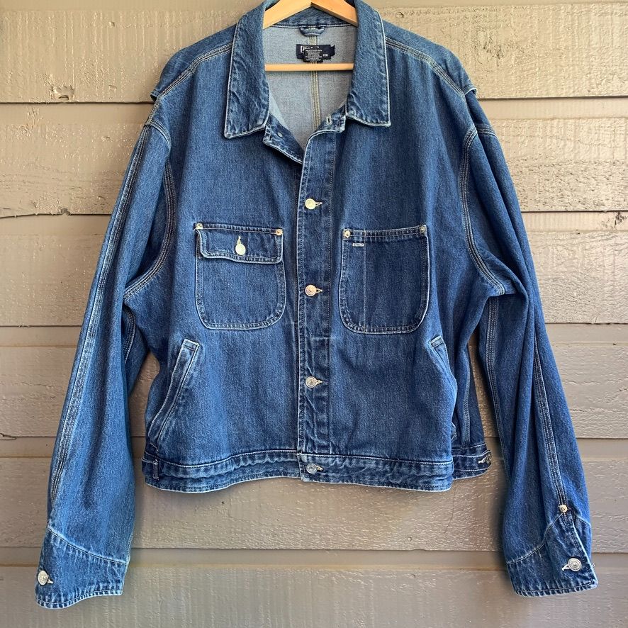 Vintage Polo Ralph Lauren 90s Bomber Jean Jacket Iconic Rare 00s by Polo  Ralph | Shop THRILLING