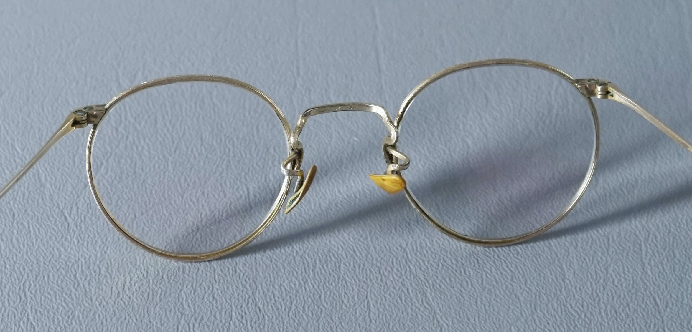 Vintage 40's Goldtone Spectacle Eyeglasses by Fulvue | Shop THRILLING