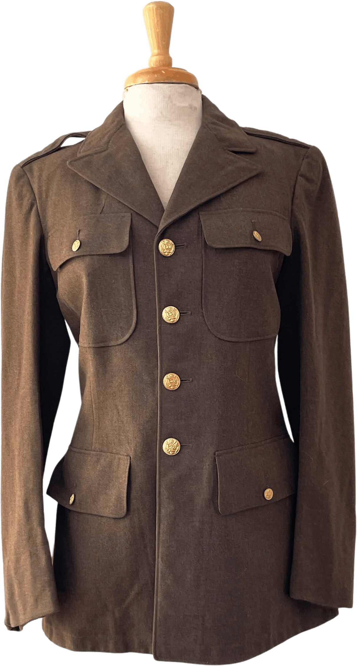 40’s WWII Olive Green Military Jacket