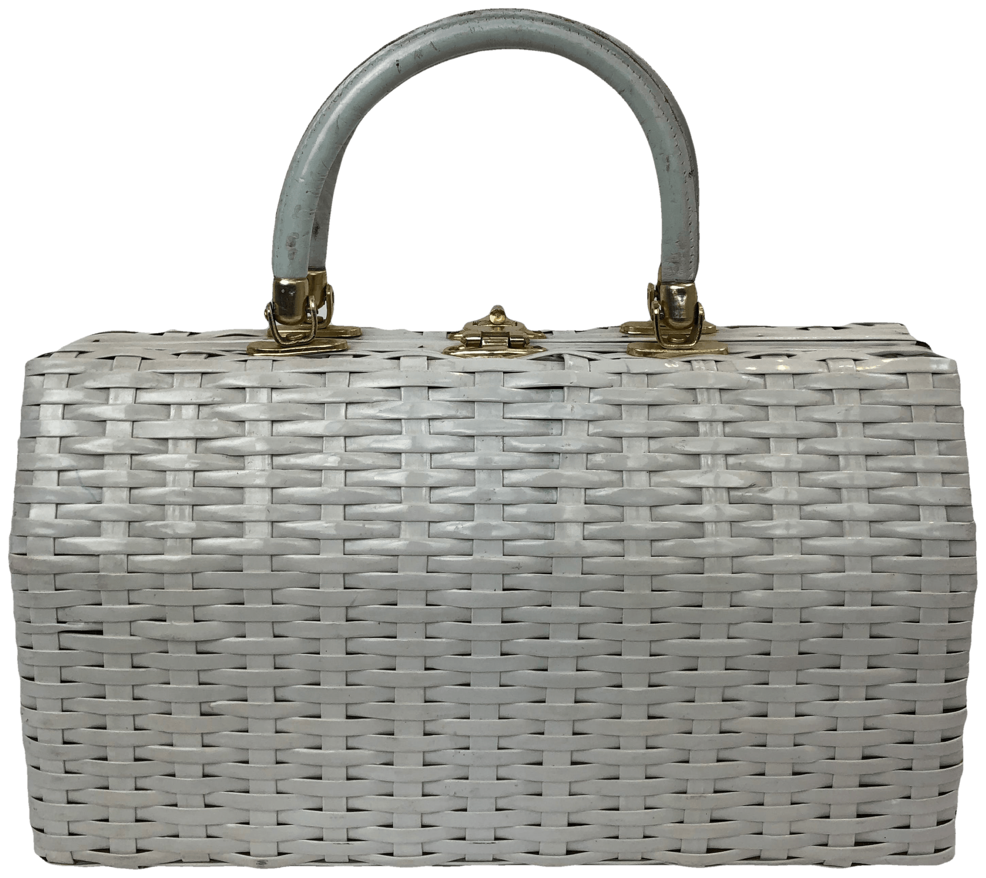 White wicker handbag hot sale