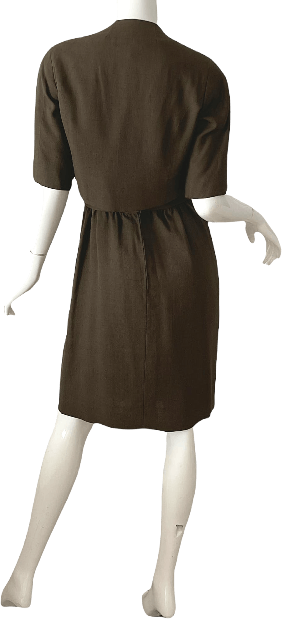 Vintage 60s Silk Mod Dress Jacket Set by James Galanos Shop THRILLING