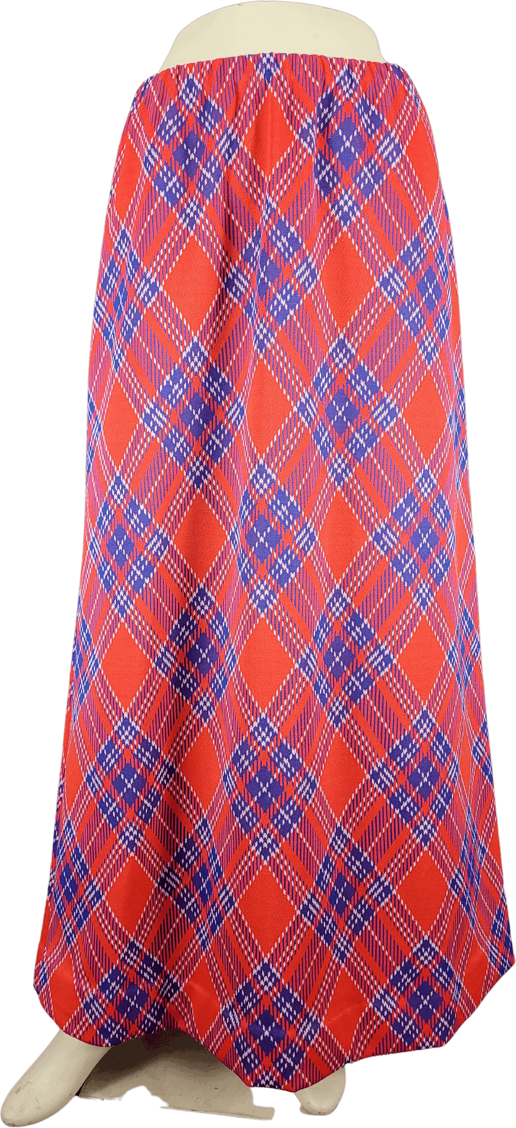 Pink plaid skirt clearance 70s