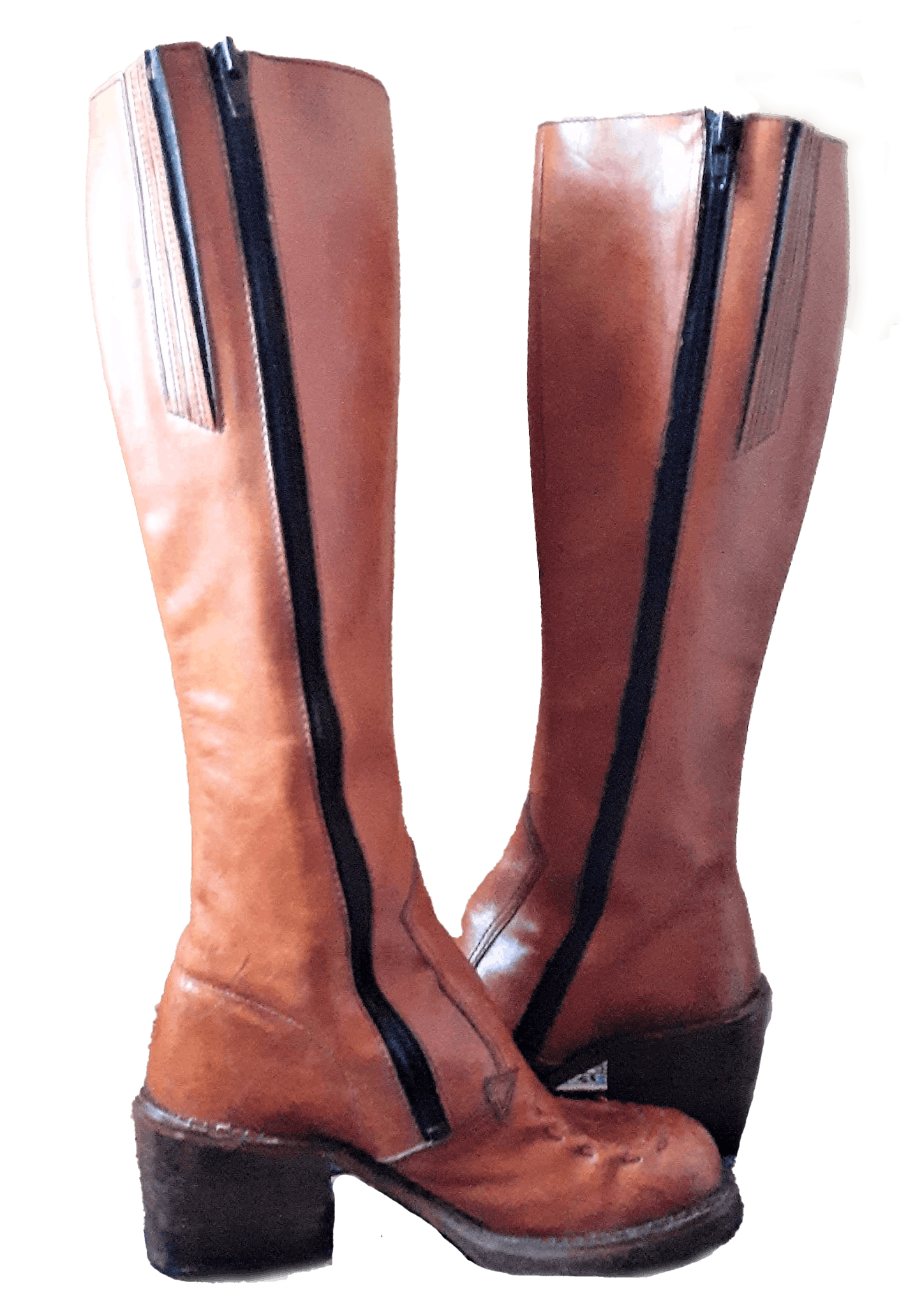 60s 70s Whipstich Platform Campus Boots Boho Hippie Boot By Vintage Shop THRILLING