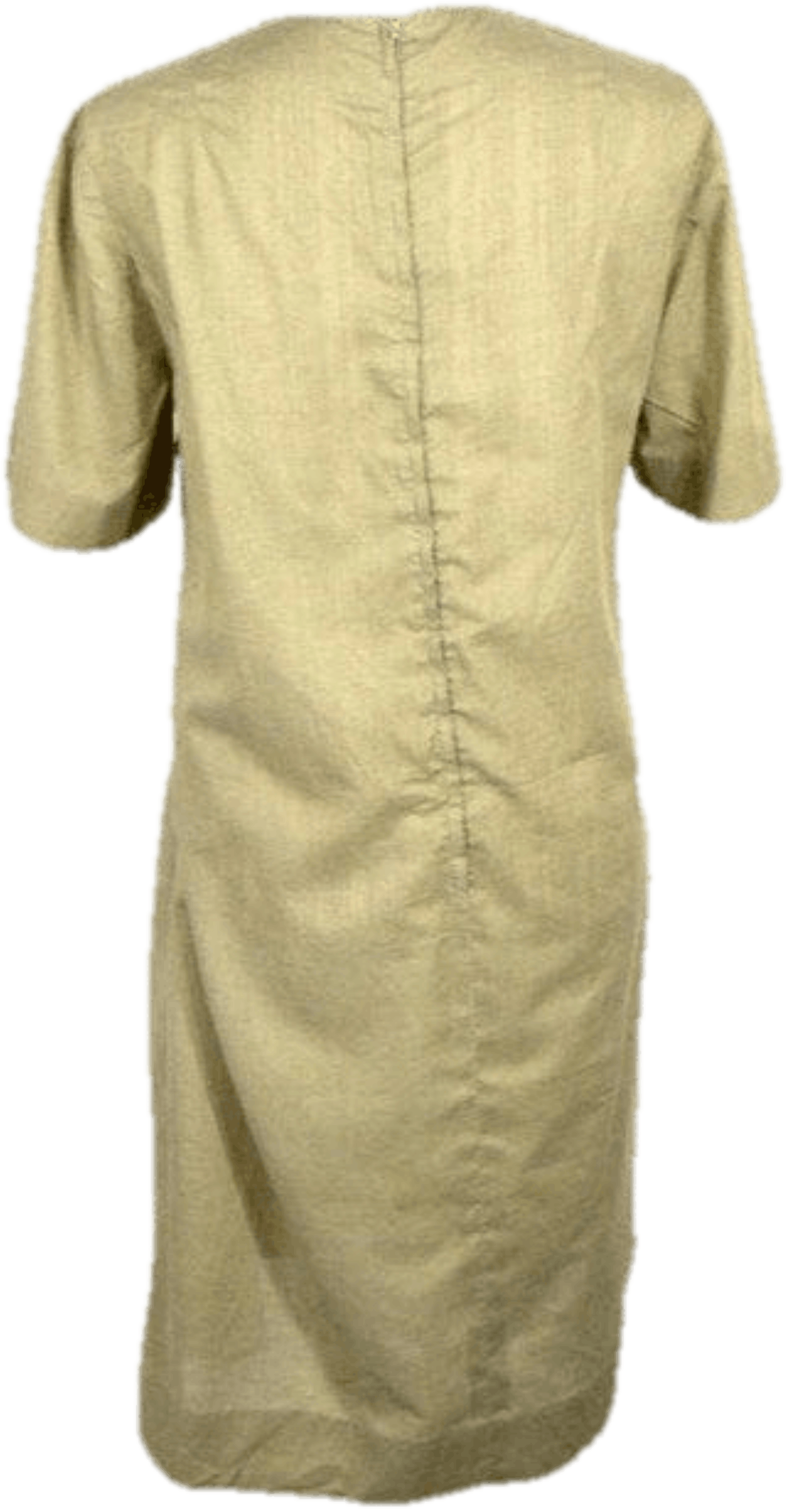 Vintage 60's Handmade Greenish Brown Shift Dress | Shop THRILLING