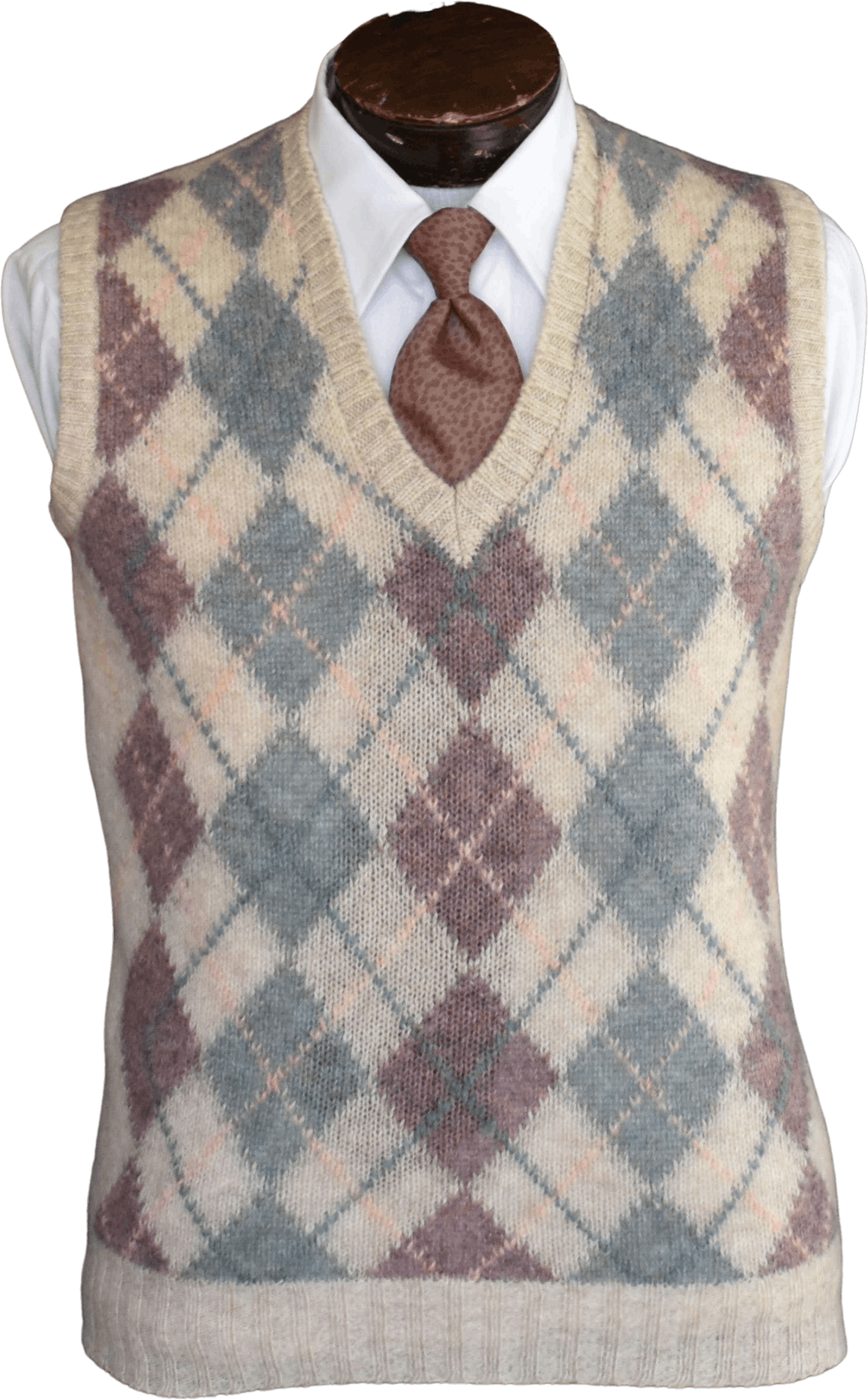 Vintage 70's Argyle Sweater Vest by Mcgeorge | Shop THRILLING