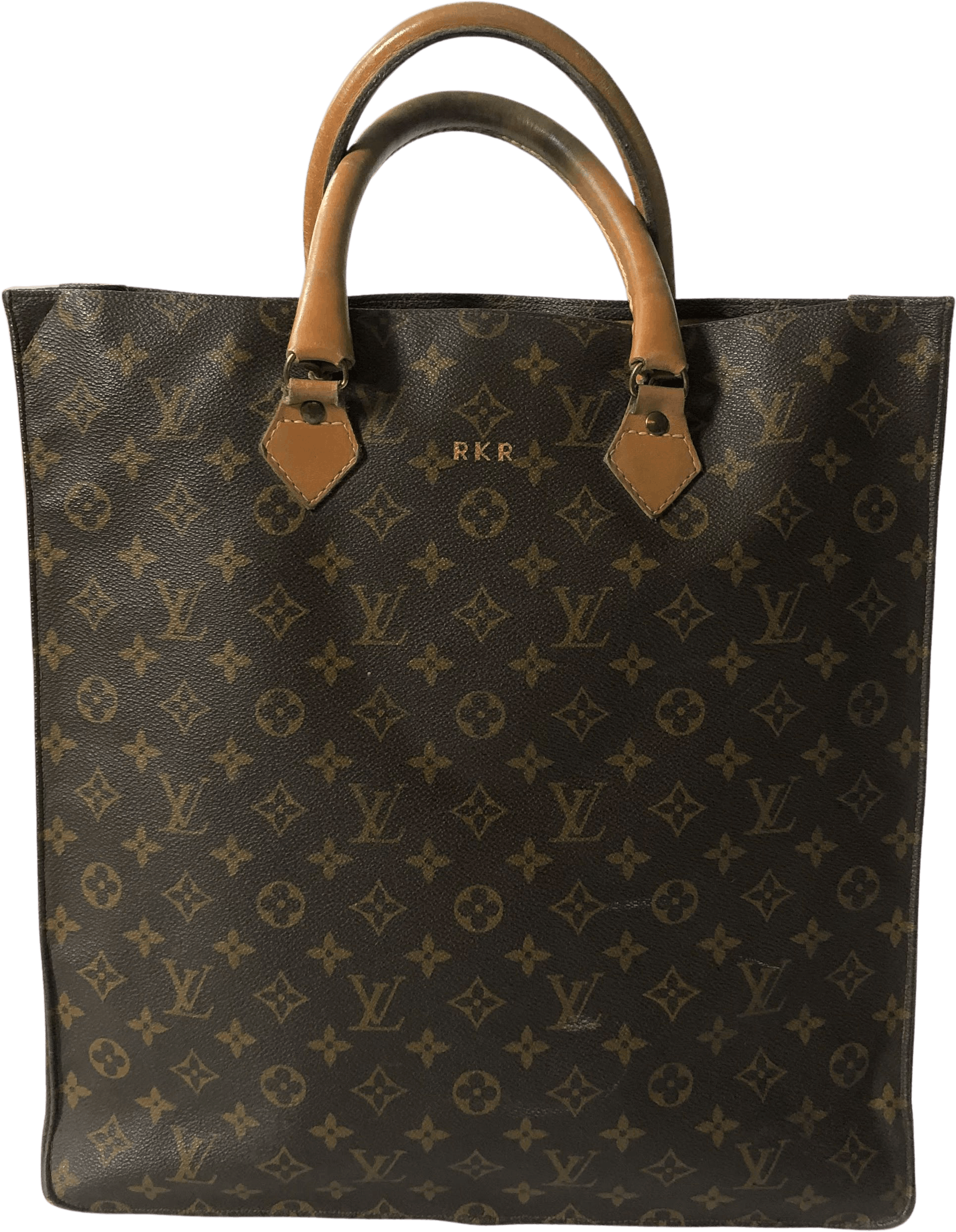 Vintage 70's Brown Monogram Sac Plat Tote by Louis Vuitton Shop