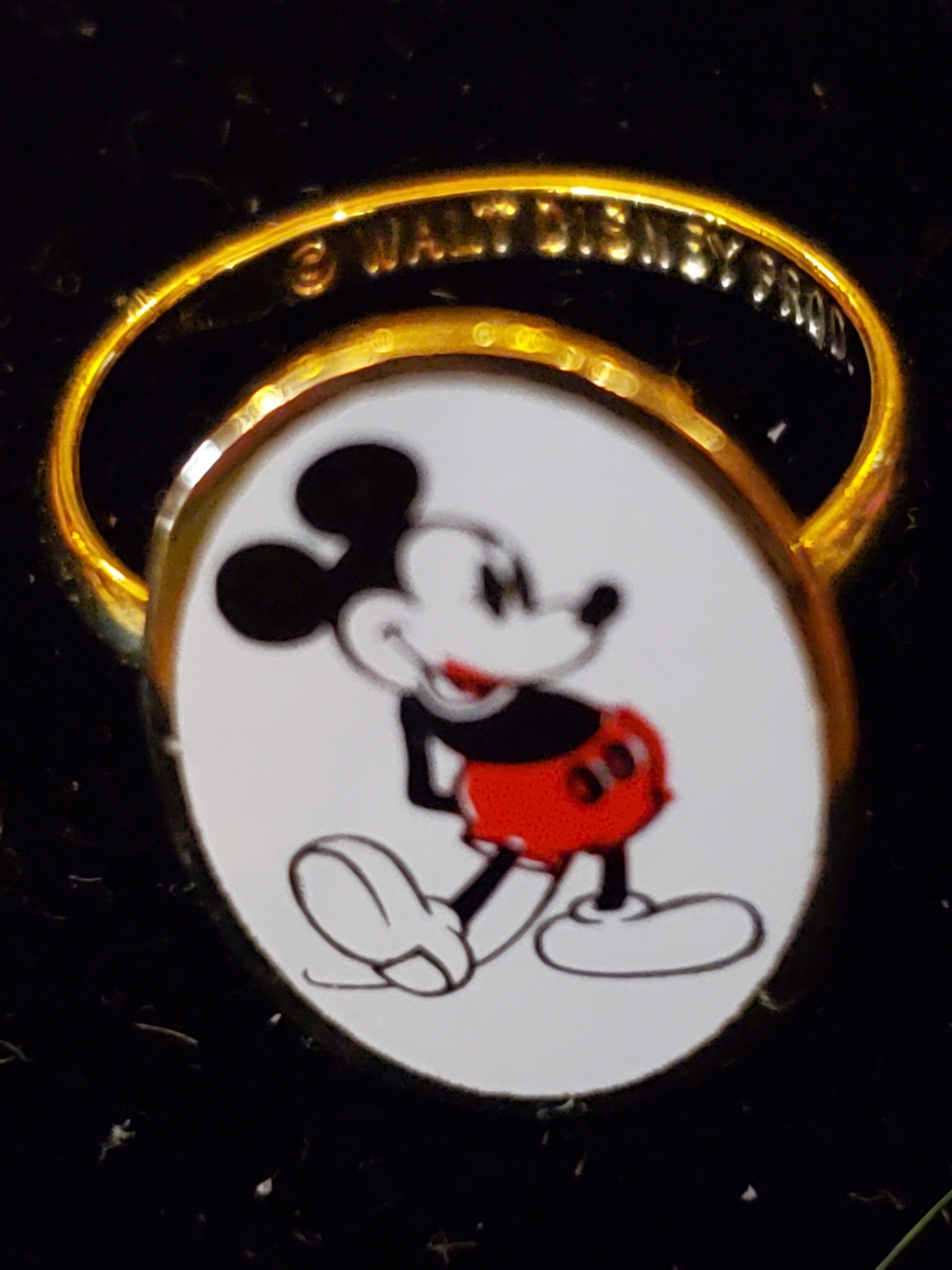 Vintage 70's Deadstock Licensed Signed Marked Mickey Mouse Ring by Walt  Disney | Shop THRILLING