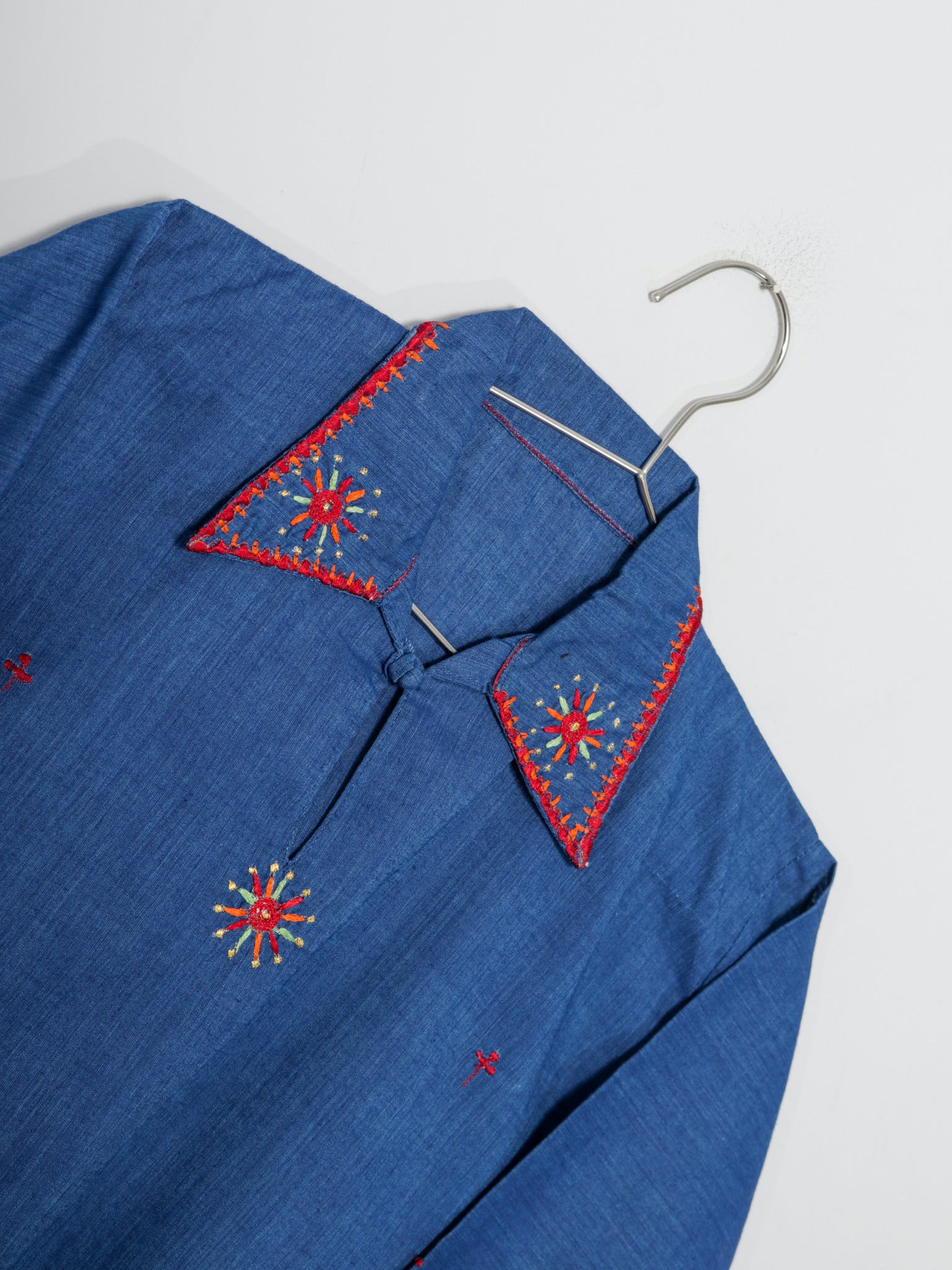 CELINE】70s carriage embroidery shirt 52 トップス