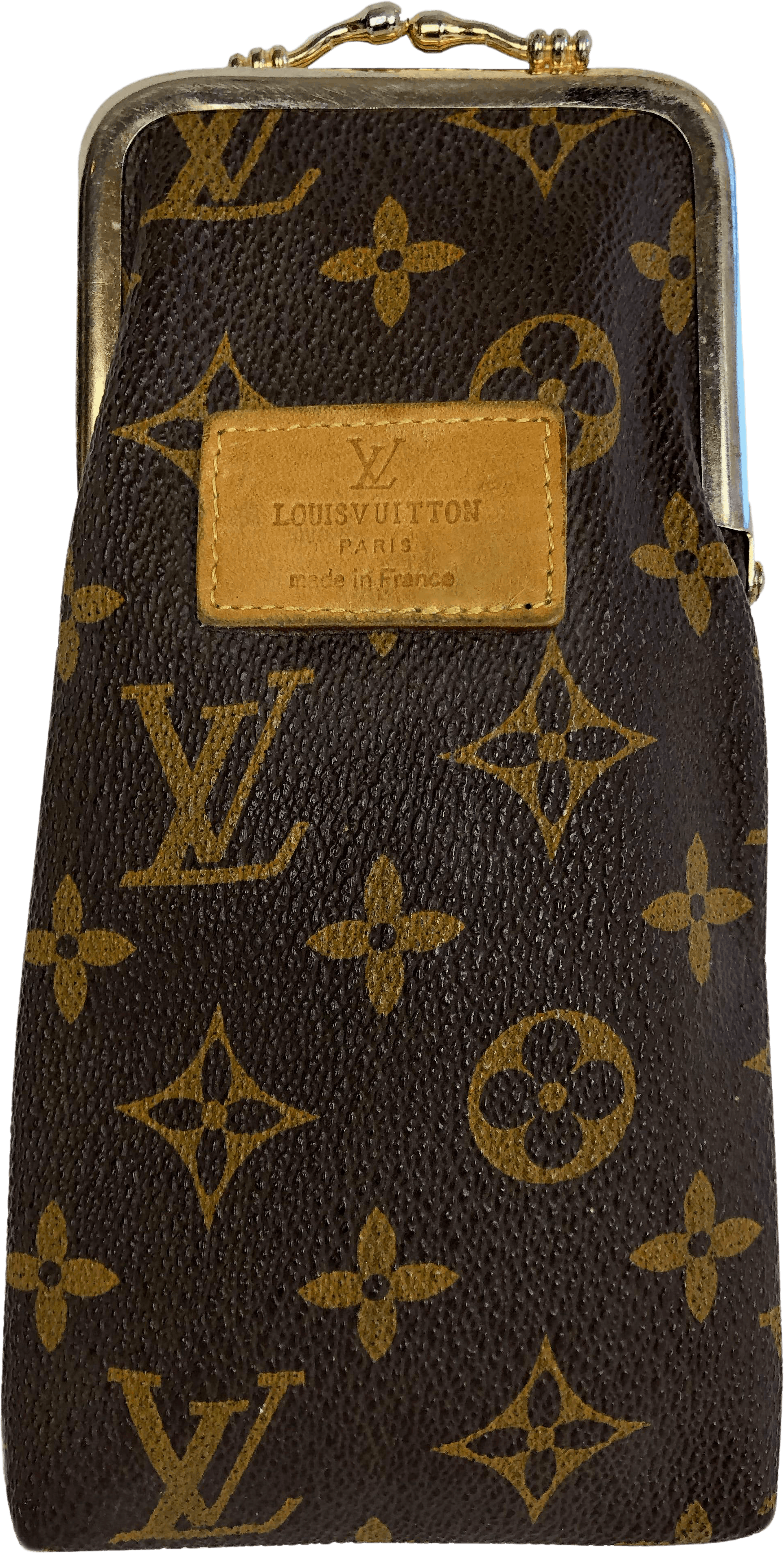 Louis Vuitton Vintage Saks French Co Kisslock Glasses Case Coin Wallet  Cigarette