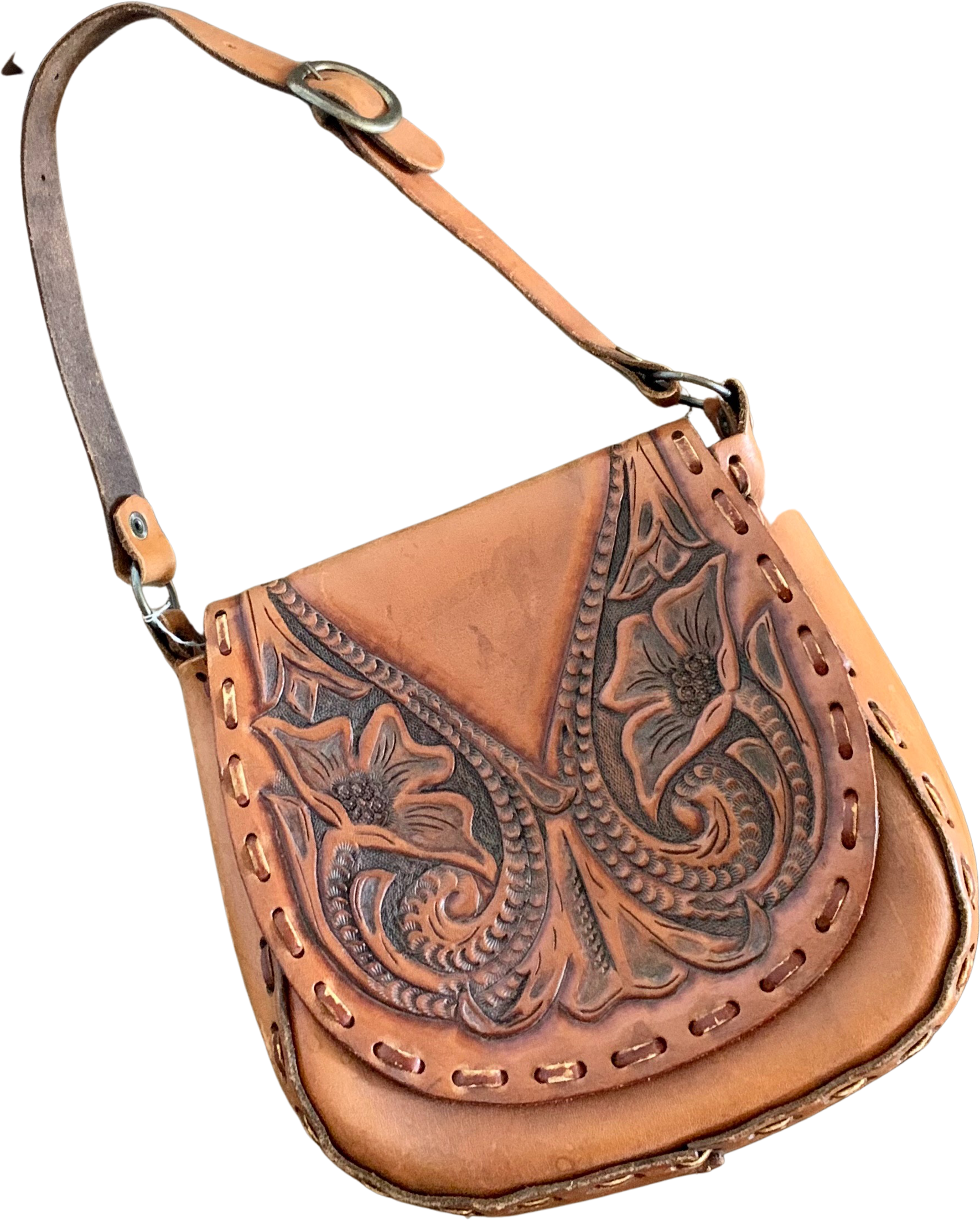 Buy 70s Tooled Bag Online In India -  India