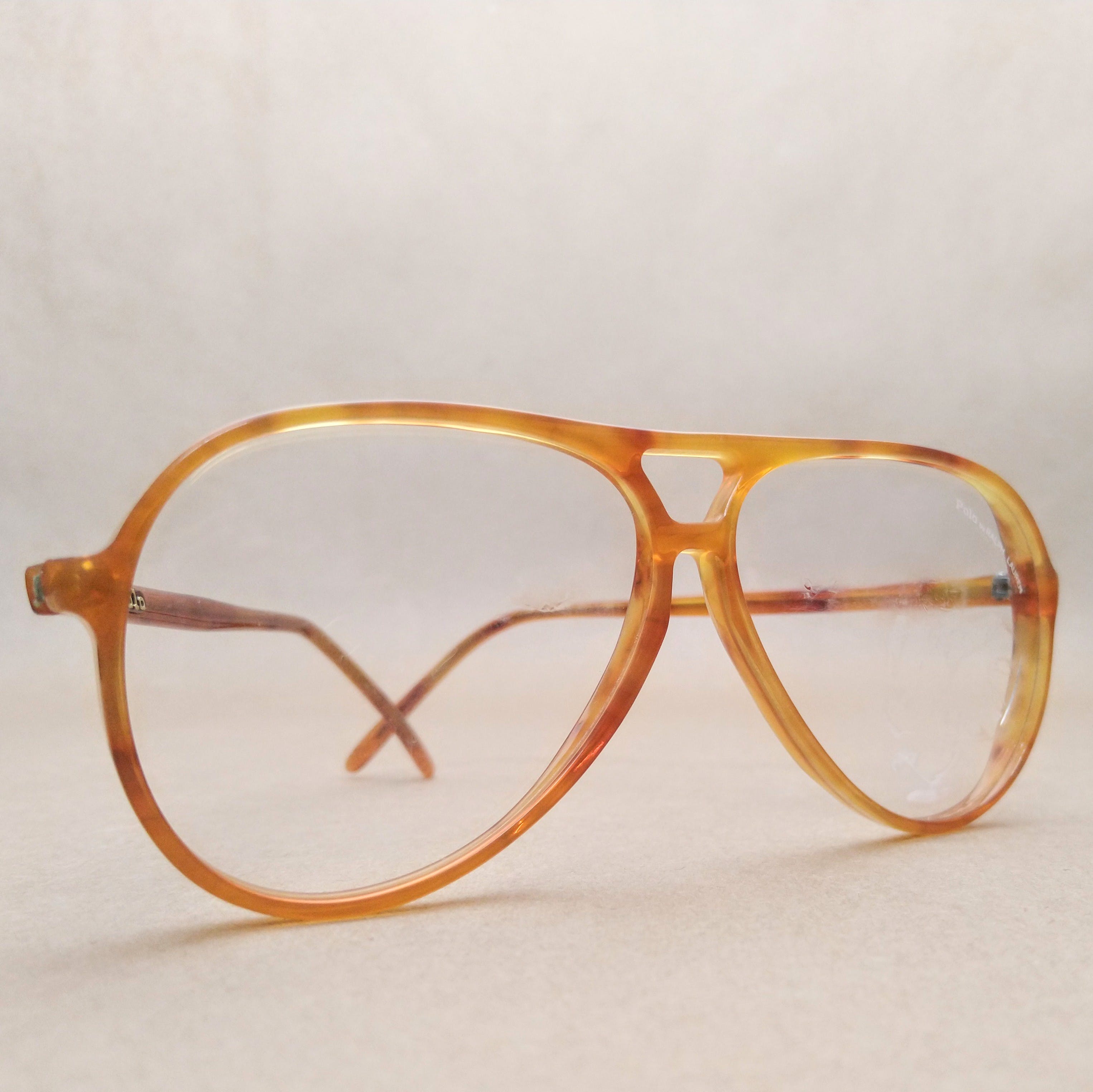 70's Vintage 24 Aviator Sunglasses Eyeglasses by Ralph Lauren Polo