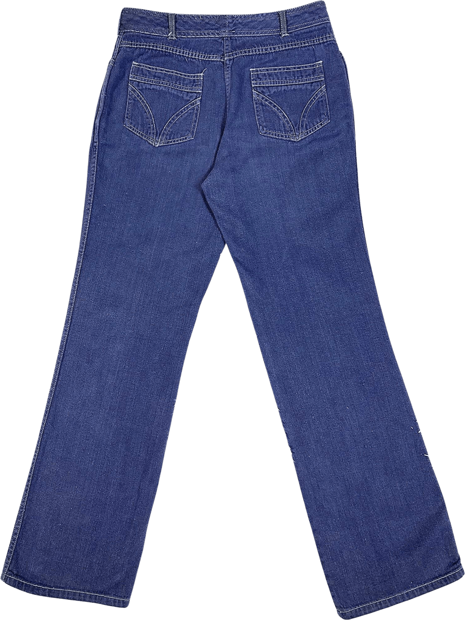 Vintage 80 s 70 s Blue Straight Leg Jeans by Sears Shop THRILLING