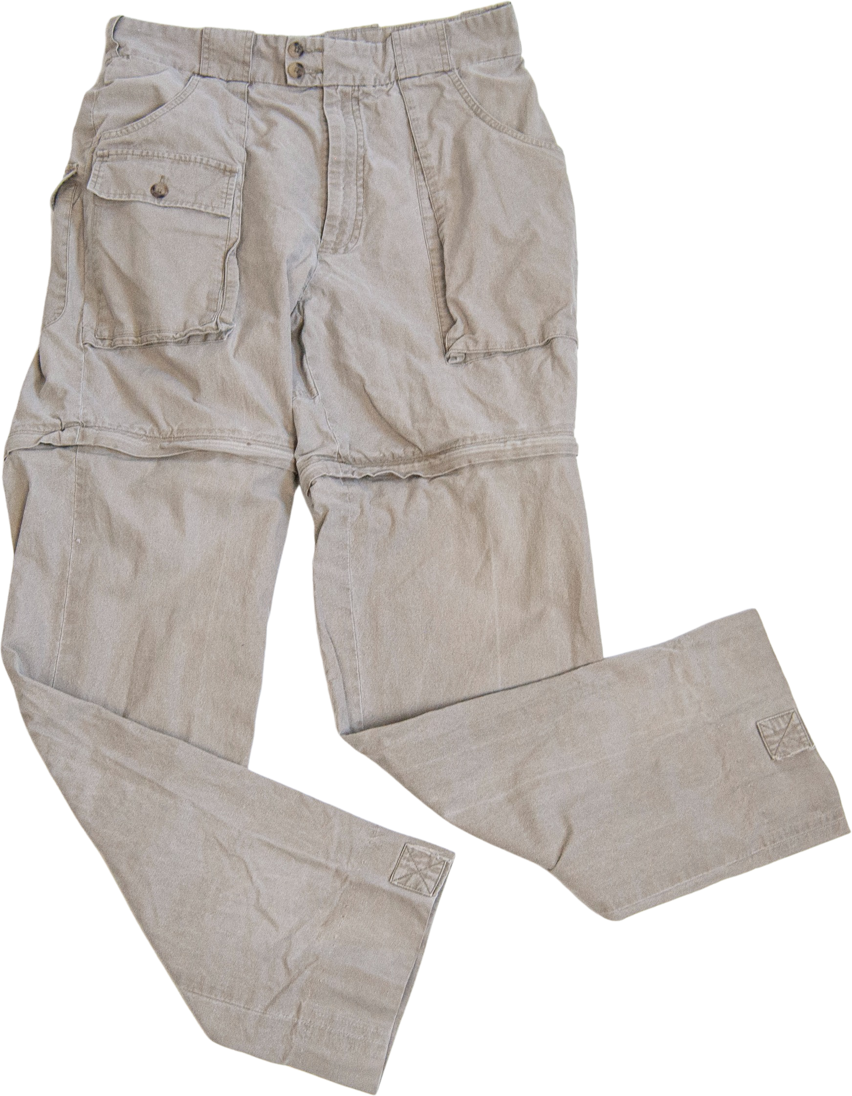 80’s Convertible Khaki Cargo Pants by Banana Republic