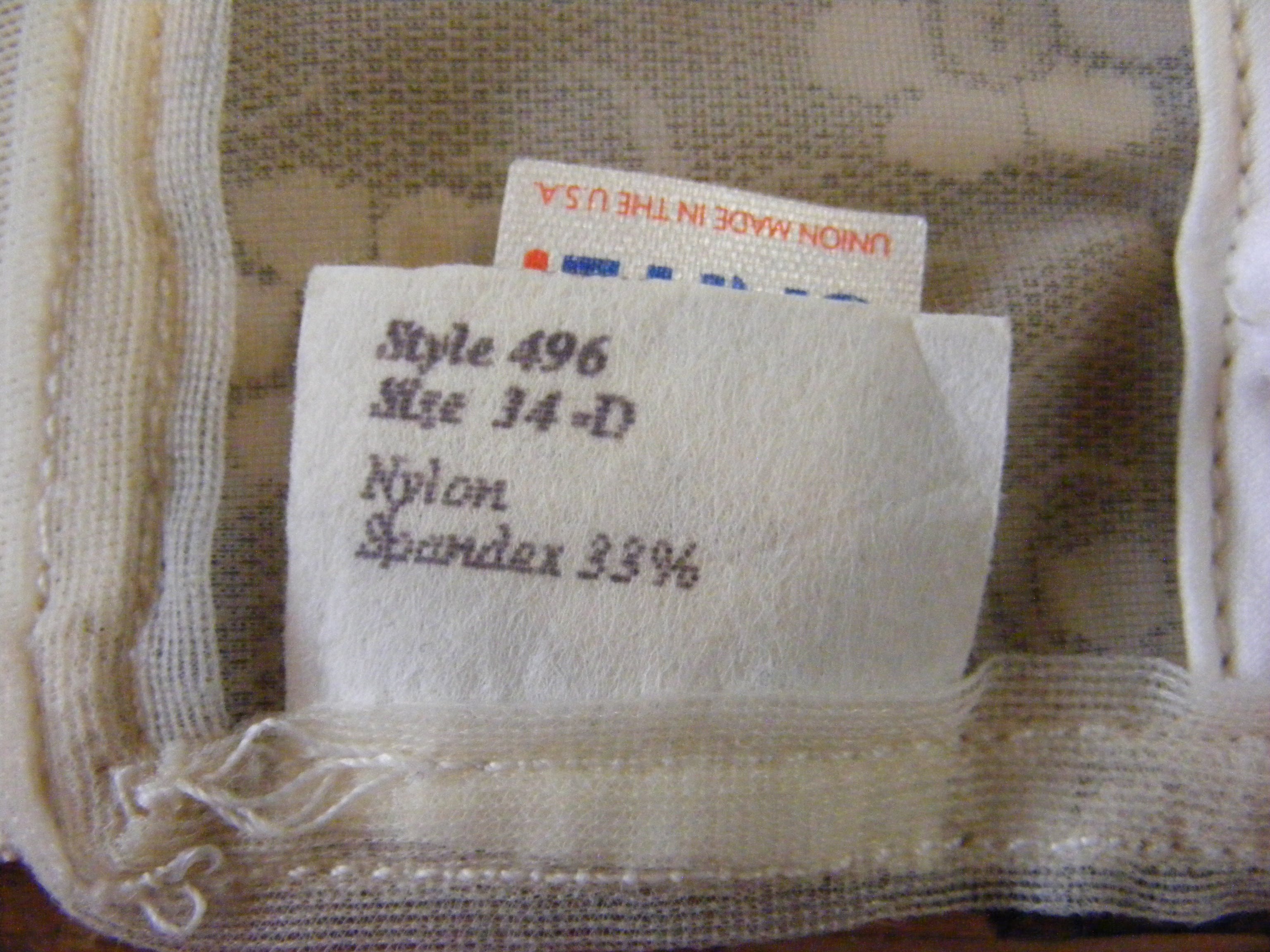 Vintage 80s Bra 34d Deadstock Nylon Lace By Edith Lances | Shop THRILLING
