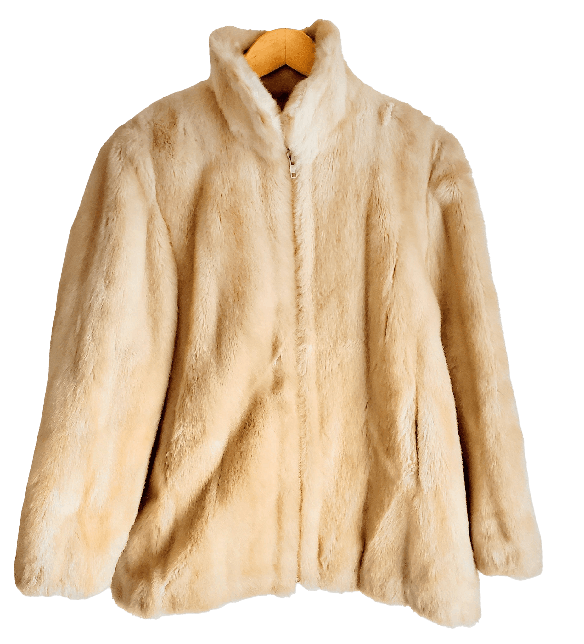 Tissavel faux fur coat hotsell