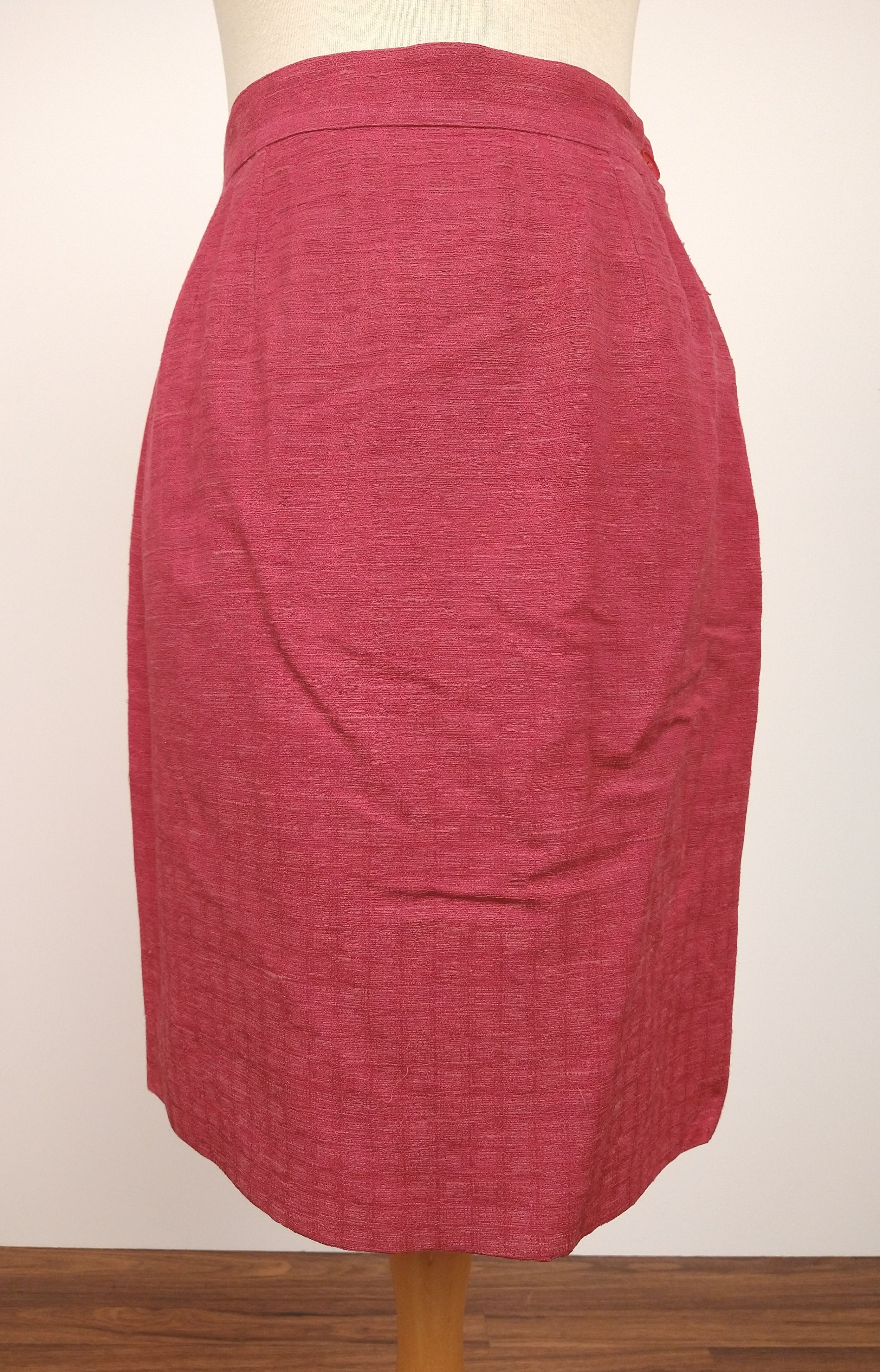 Pink pencil shop skirt 80s