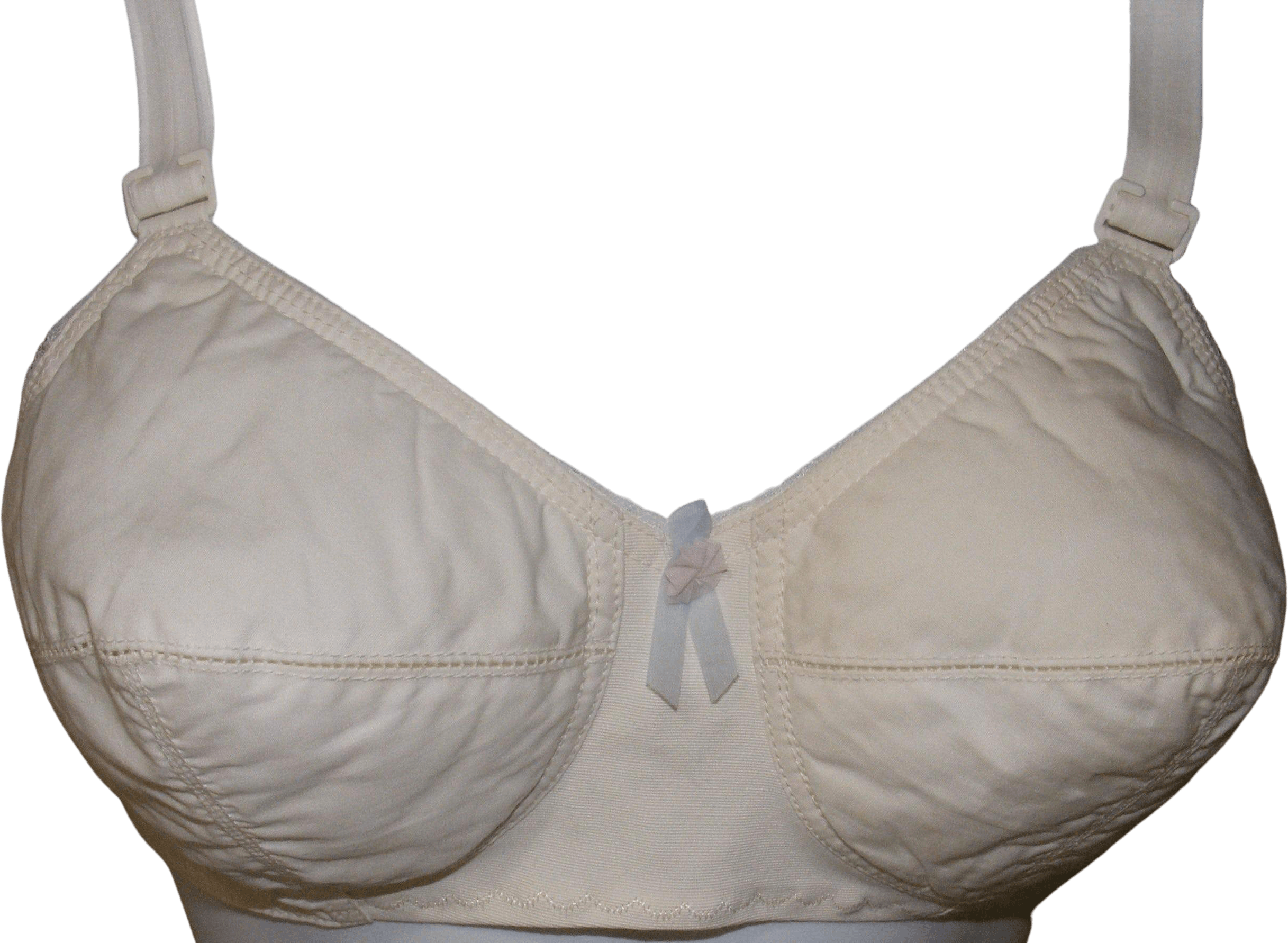 1970s Bullet Bra , Ivory Lace Bra , Cross-your-heart , Size 36C , Made in  the USA , Vintage Undergarment , Vintage Lingerie , Mod Retro -   Singapore