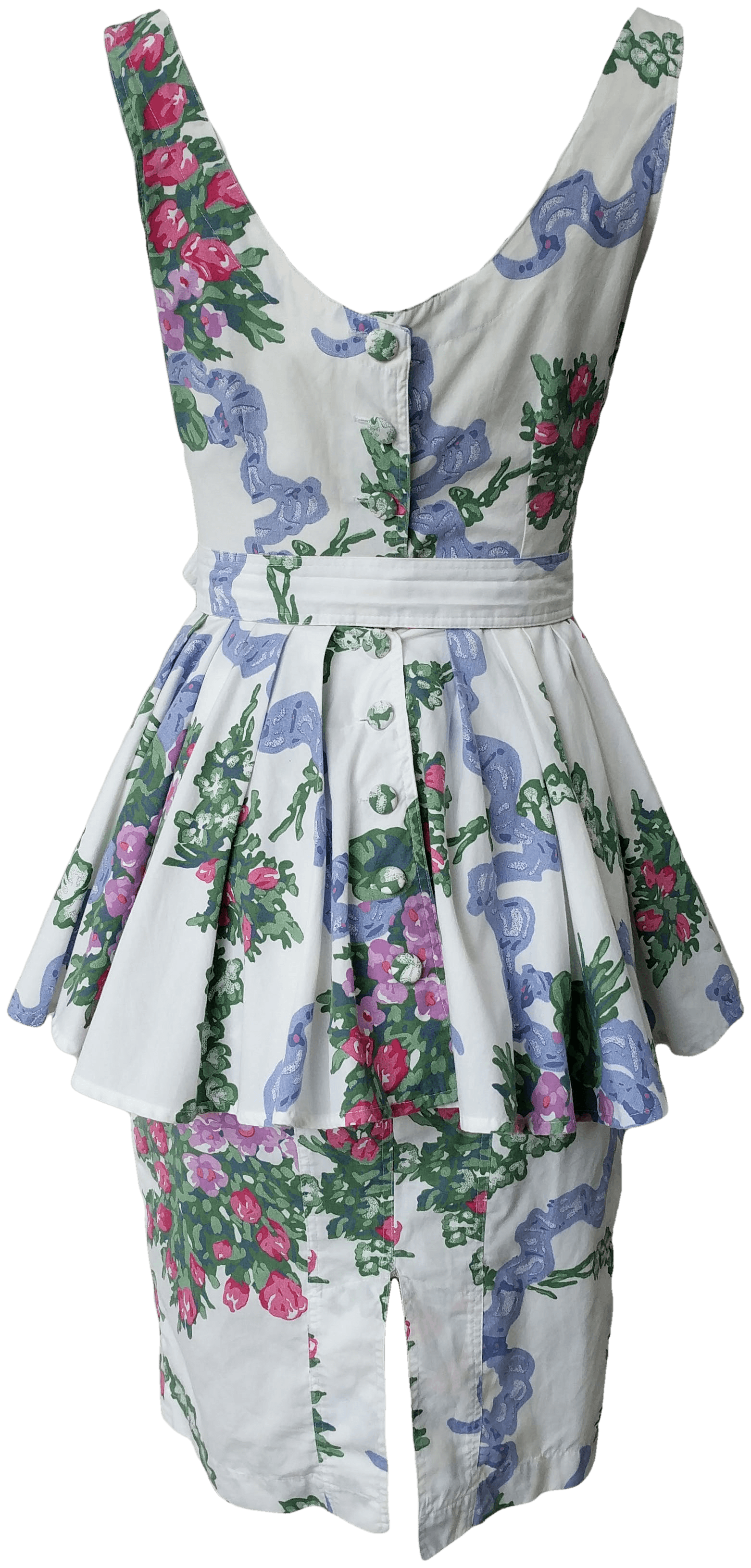 Vintage sales peplum dress