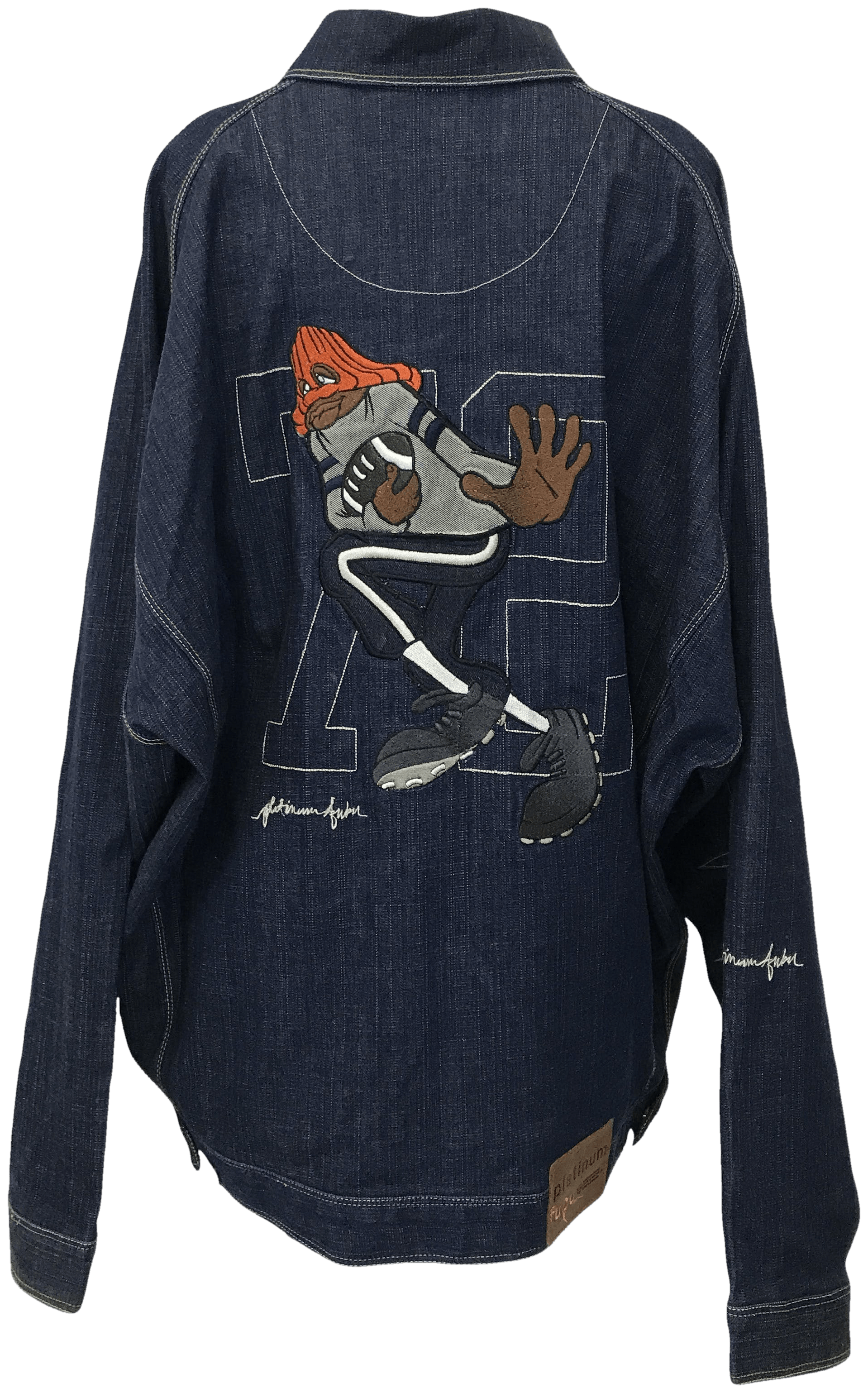 Platinum fUBU outlet fat Albert Dumb Donald denim jacket