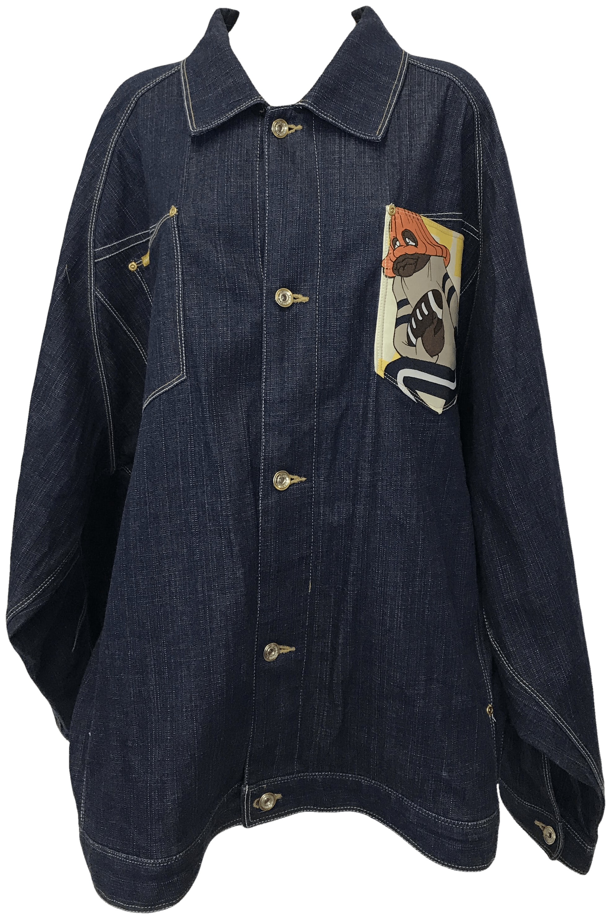 Platinum 2024 fUBU fat Albert Dumb Donald denim jacket