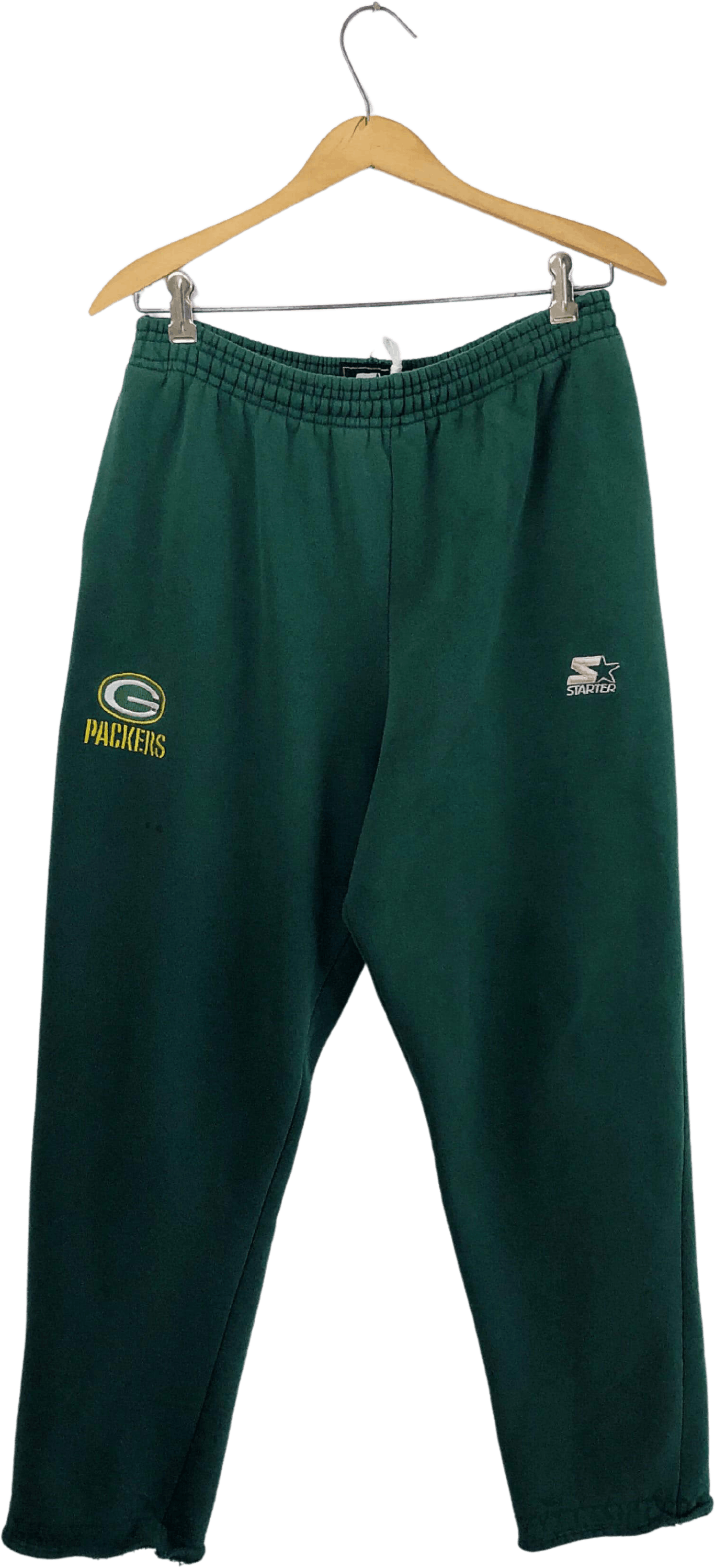 Vintage 90's Green Bay Packers Drawstring Lounge Sweatpants with Pockets by  St