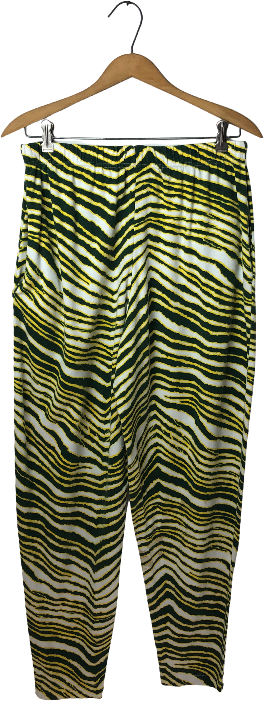 Zubaz Green Bay Packers Zebra Pants, Green/Gold, Extra Large