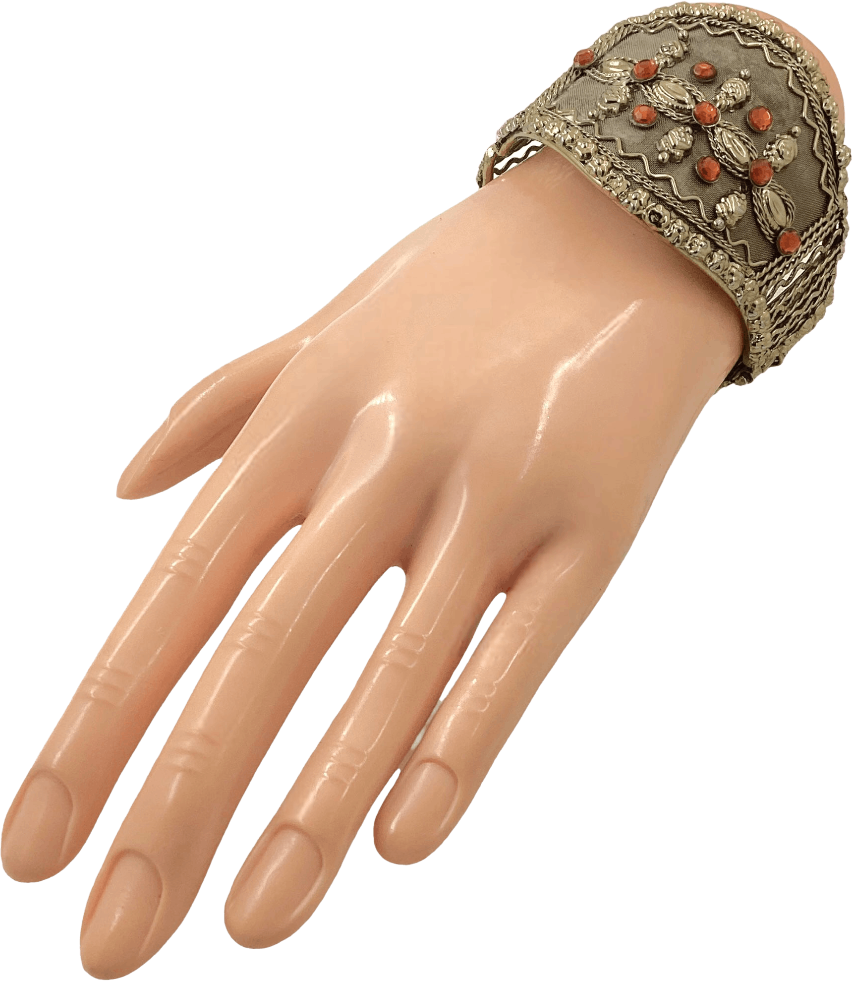 90s India Asymmetrical Cuff Bracelet