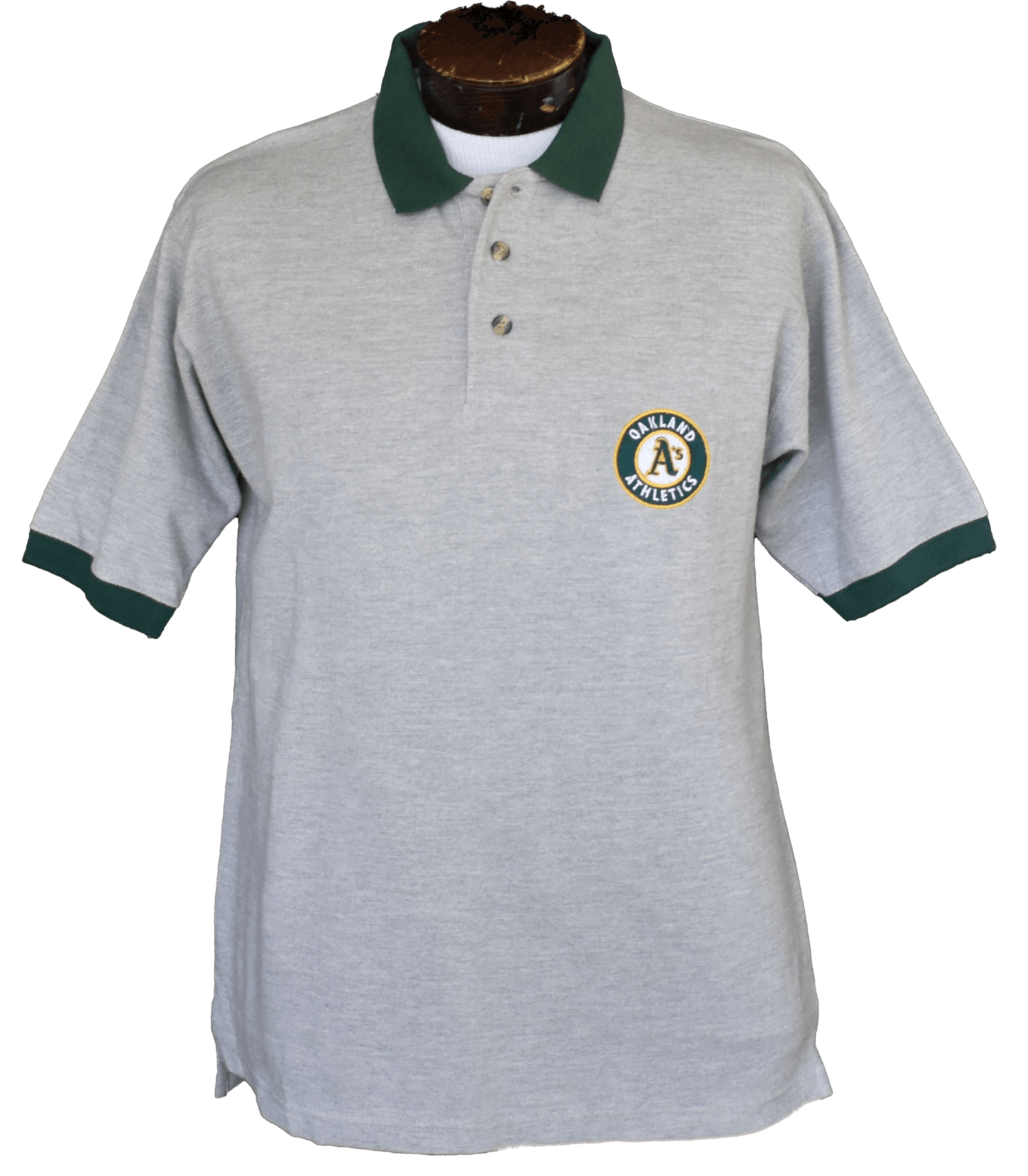 Vintage 90s Oakland A's Polo Shirt By Knights Athletic