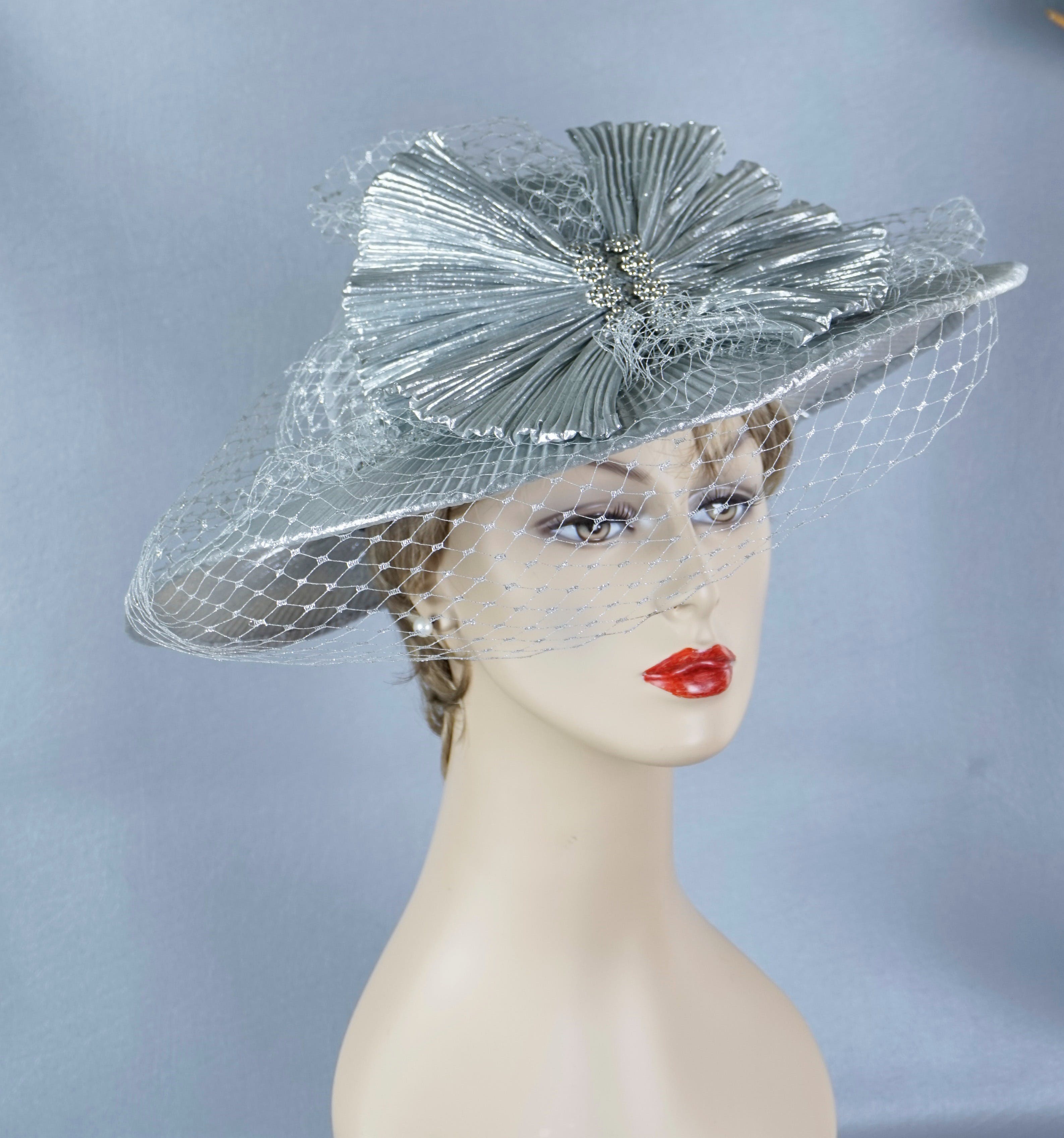 Silver sales church hats