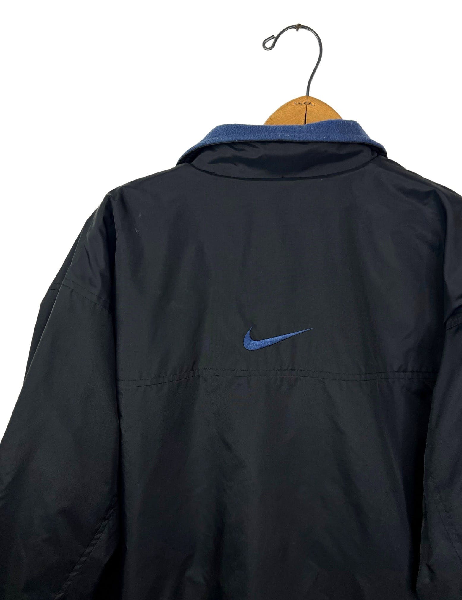 Vintage 90s Small Swoosh Logo Sherpa Lined Parka by Nike | Shop