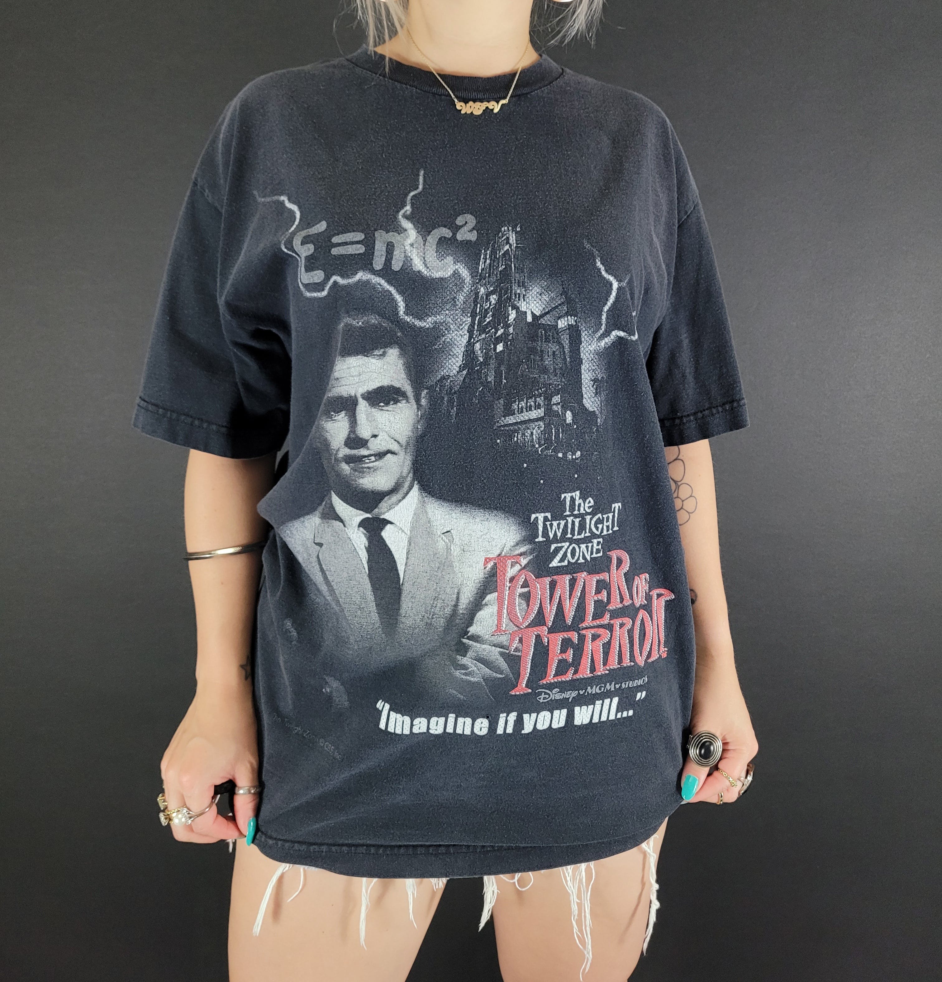 Vintage 90's The Twilight Zone Tower of Terror T-Shirt by Walt ...