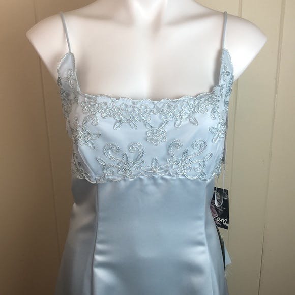 Vintage 90's/00's Deadstock Light Blue Classic Prom Dress by Zum Zum | Shop THRILLING Vintage 90's/00's Deadstock Light Blue Classic Prom Dress by Zum Zum | Shop THRILLING