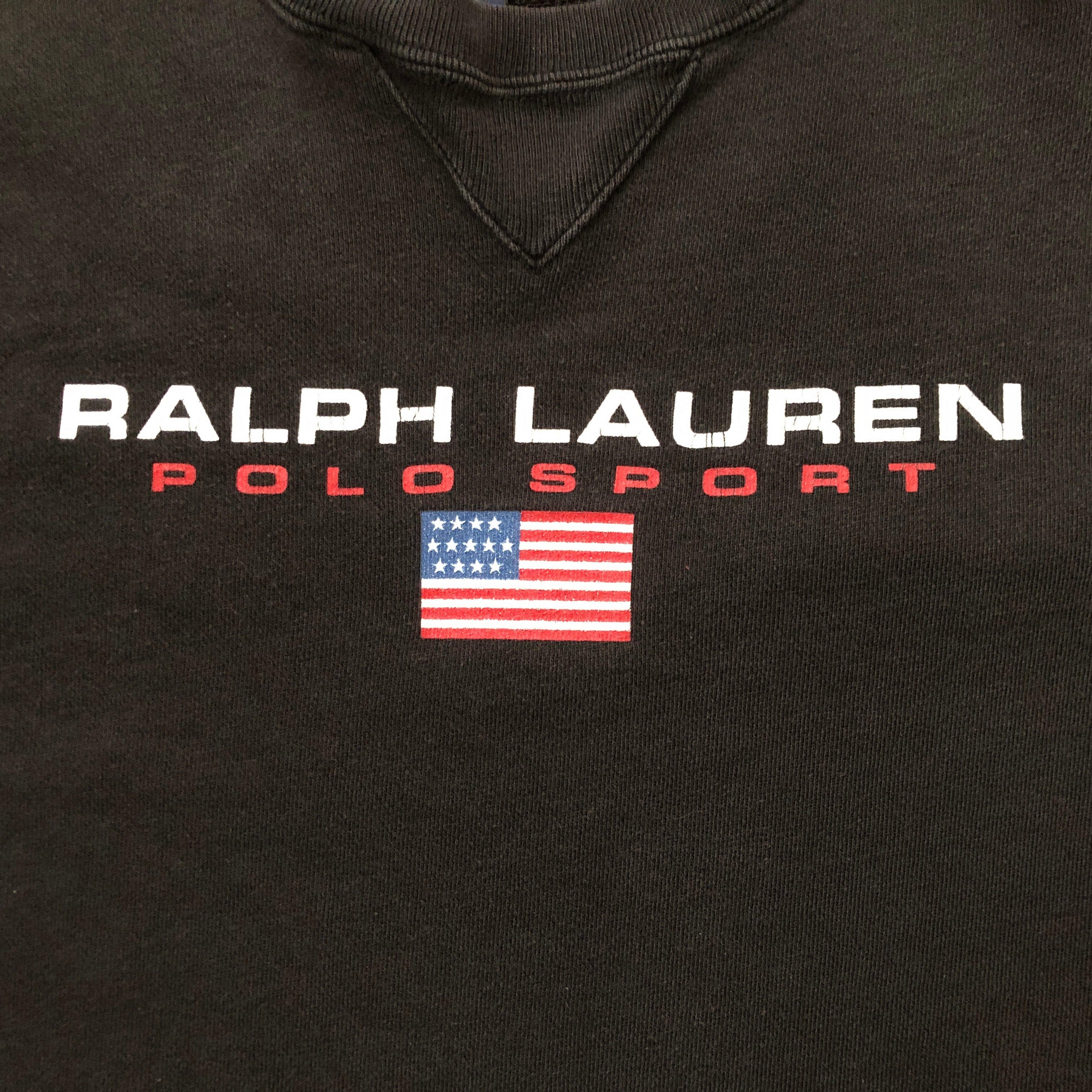 Polo Sport Ralph Lauren Usa Flag Logo '90s Vintage Sweatshirt by Ralph |  Shop THRILLING