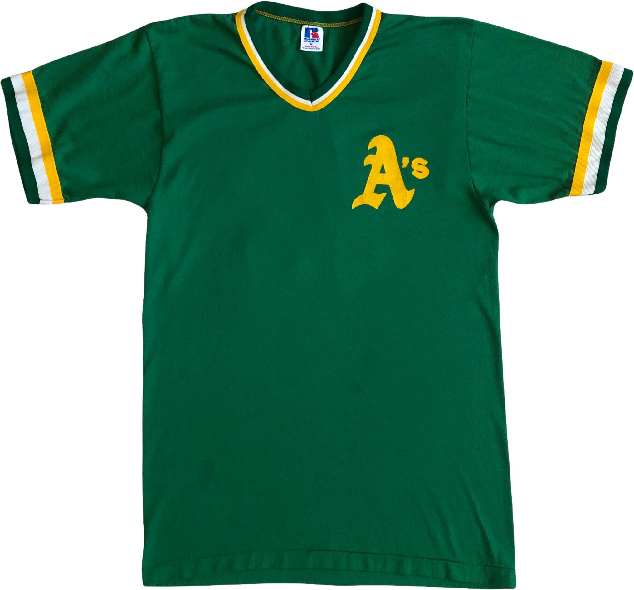 Oakland A's #12 Vintage Russell Athletic Baseball Jersey by