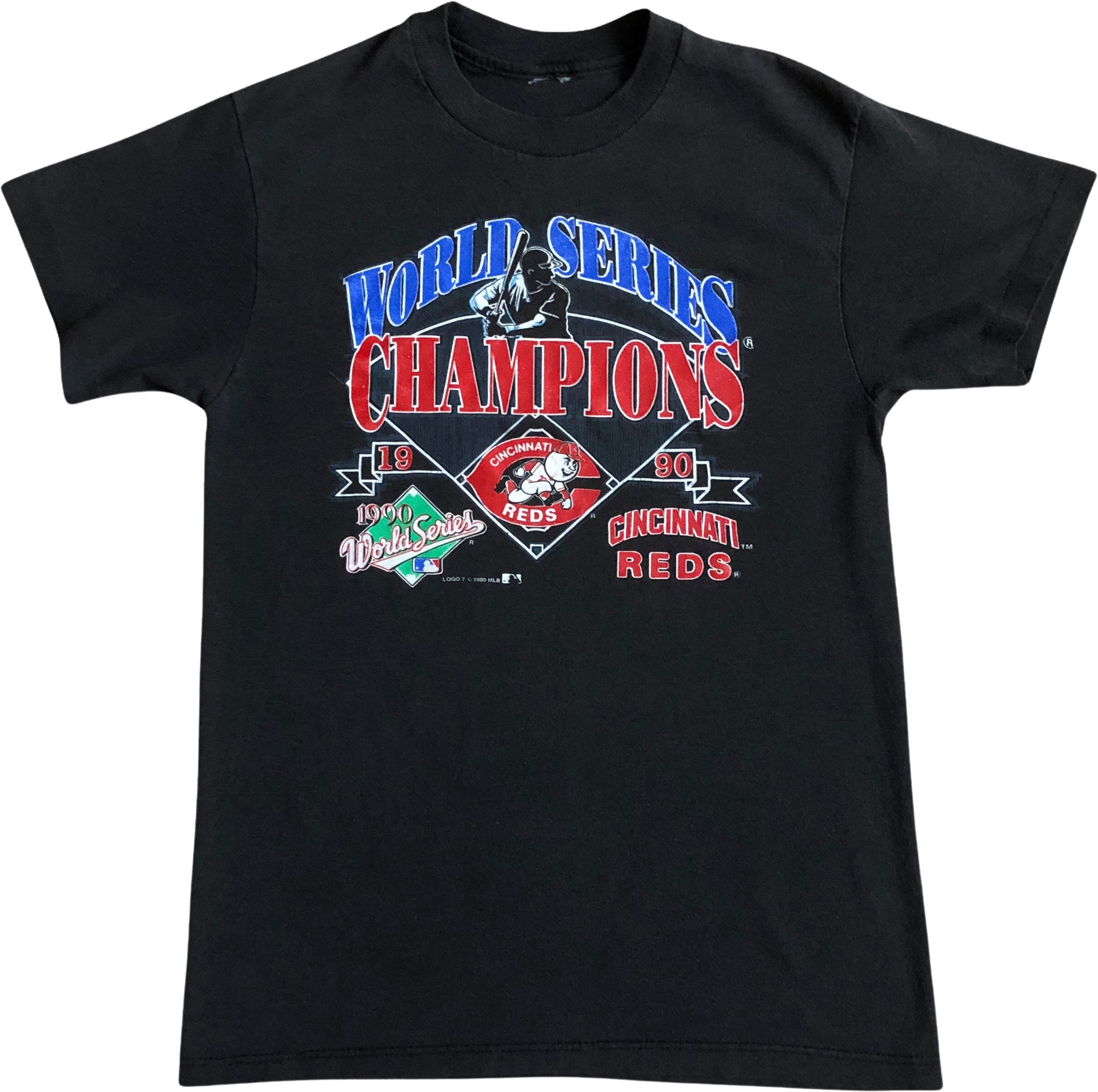 Vintage Cincinnati Reds World Series Champions T-Shirt Size Large 1990 90s  MLB