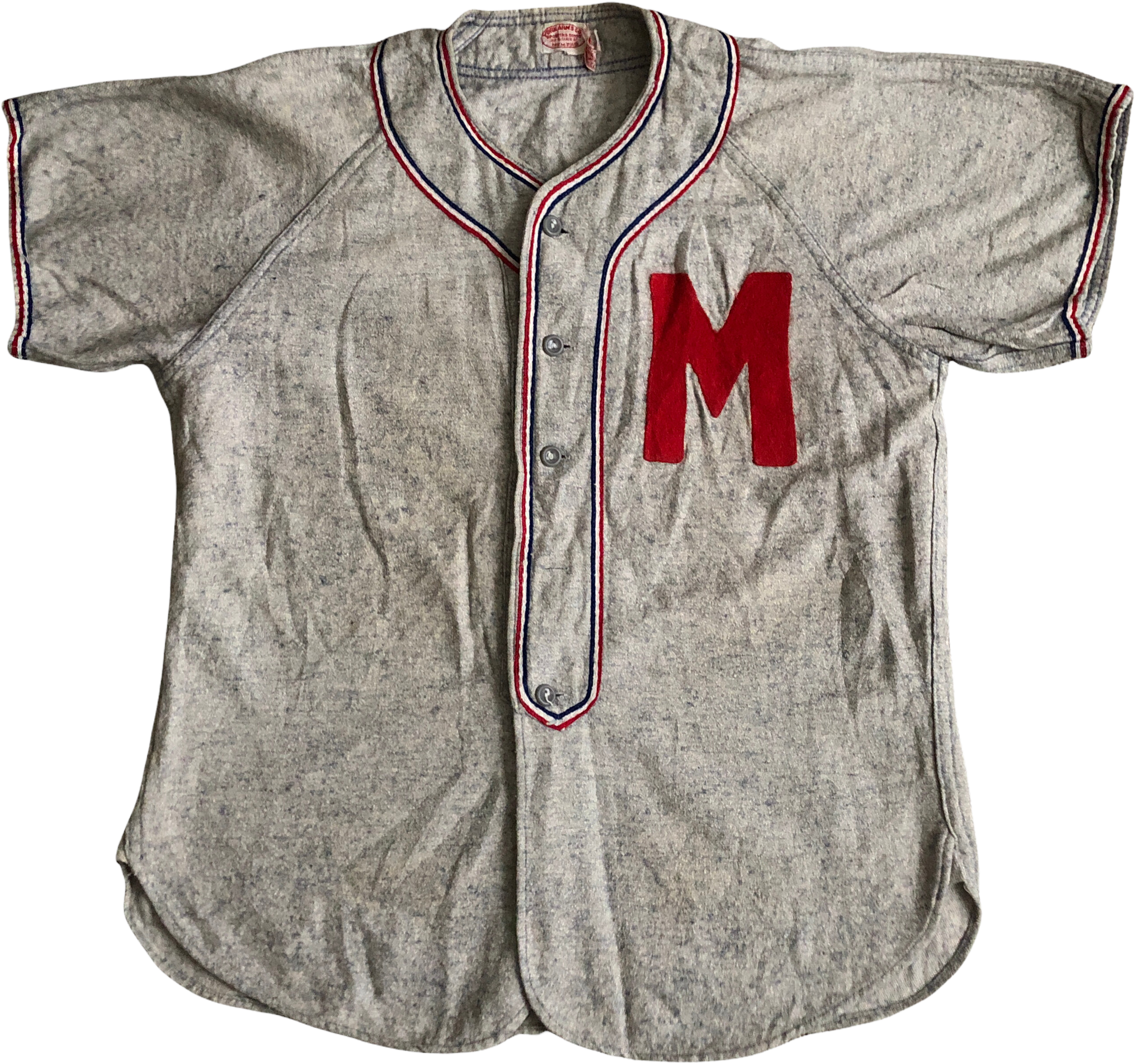 Vintage flannel baseball jerseys