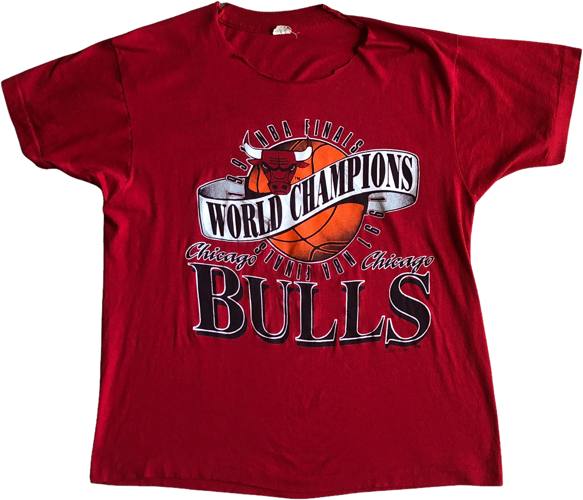 1991 Vintage Chicago Bulls - Champs T-Shirt – Saints