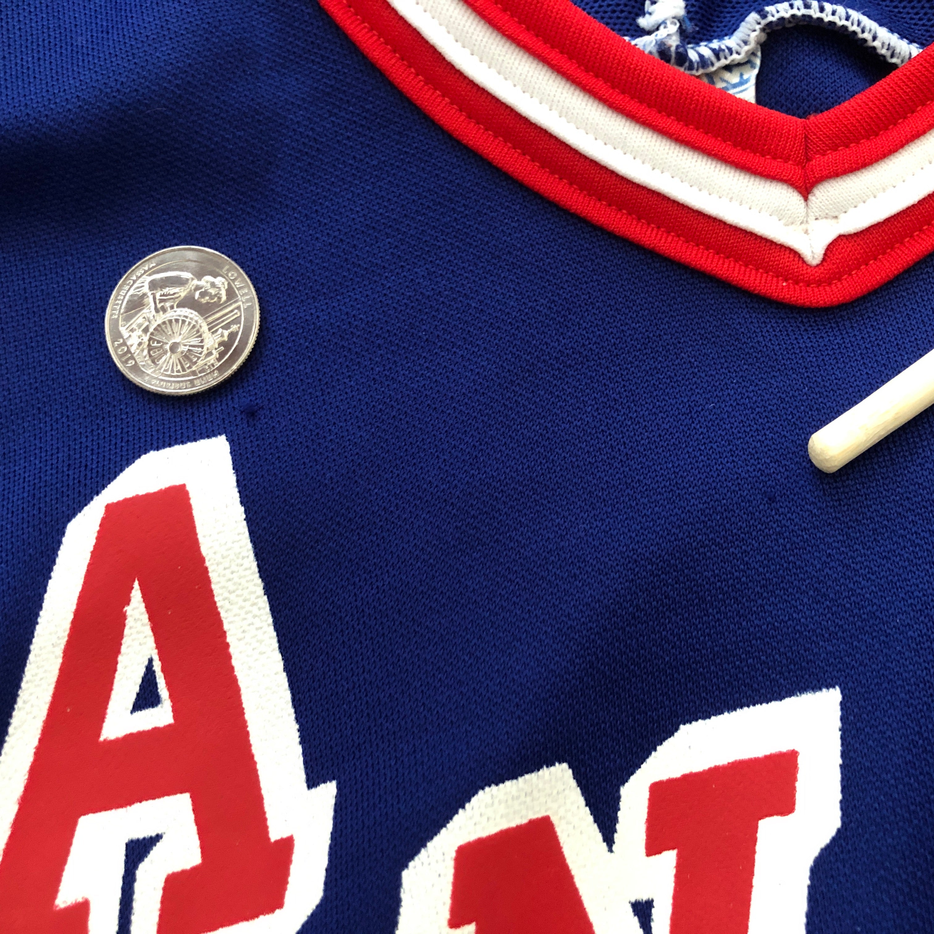 Vintage New York Rangers CCM Maska Blue NHL Hockey Jersey Men's size XL USA  Made
