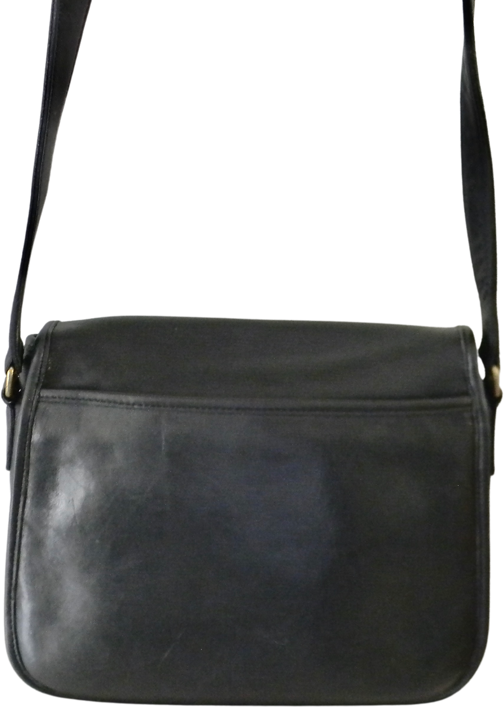 Vintage - Coach Crossbody Bag - Soft black leather with pretty hand-cr –  J's Classic Finds