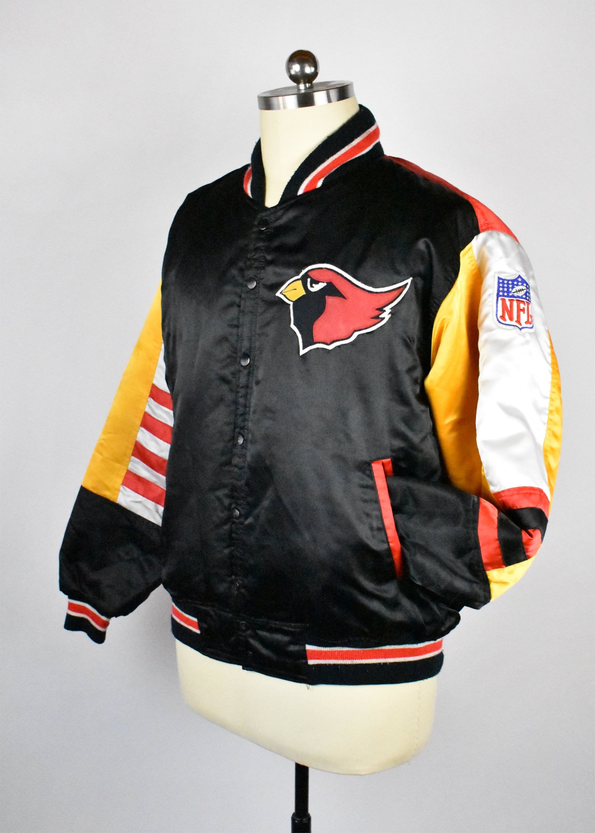 90's Louisville Cardinals Red Satin Jacket