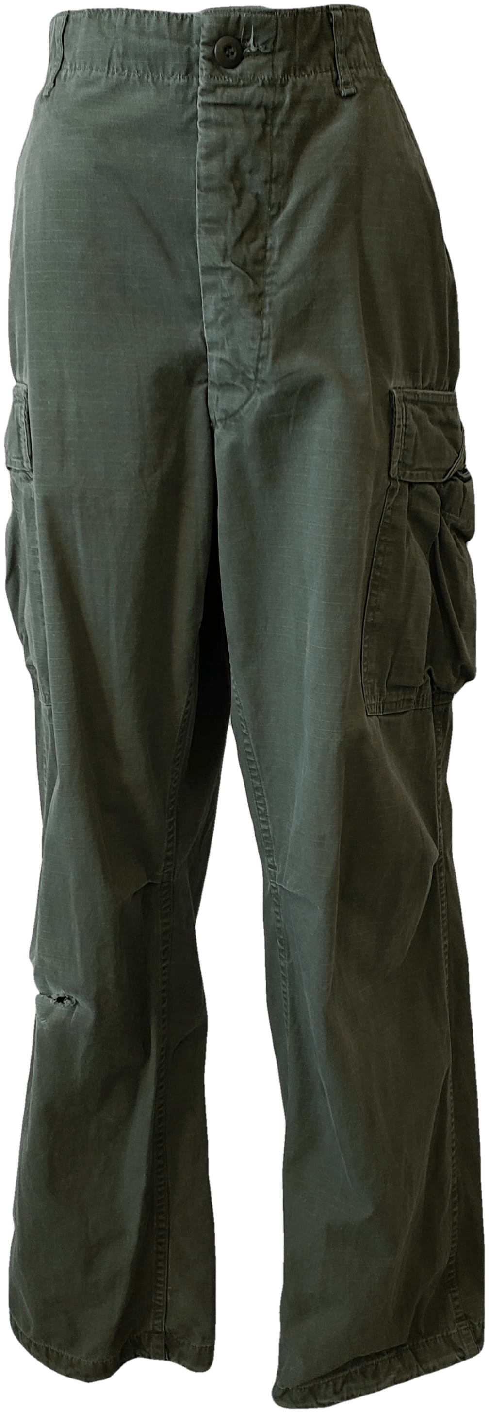 Vintage Army Green Cargo Pants Shop THRILLING