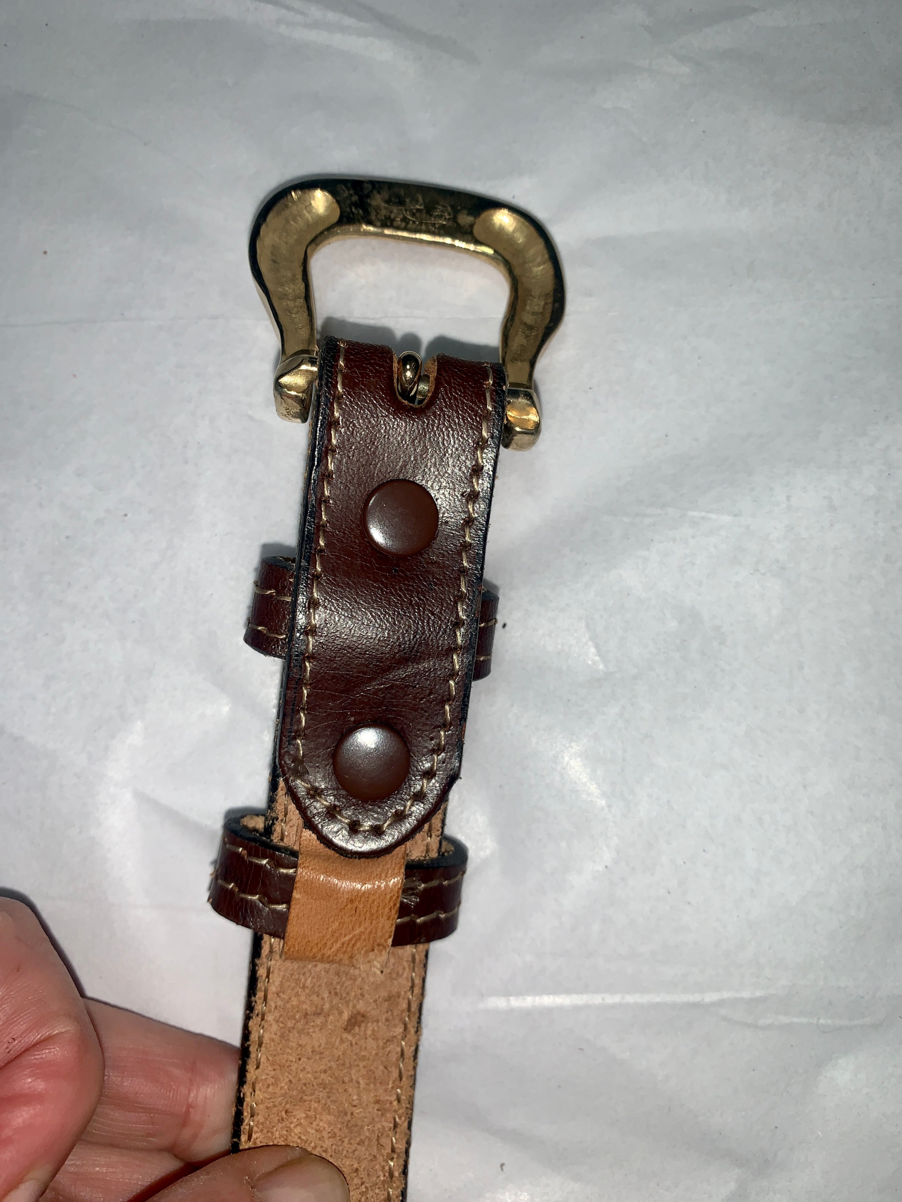 Vintage 80’s Tooled Leather Belt with Jewels by Jill Stuart | Shop THRILLING