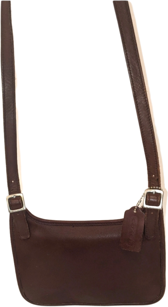 Coach Purse leather Brown Hobo Handbag Bag Shoulder Bag Vintage E1k-81s5  Womens