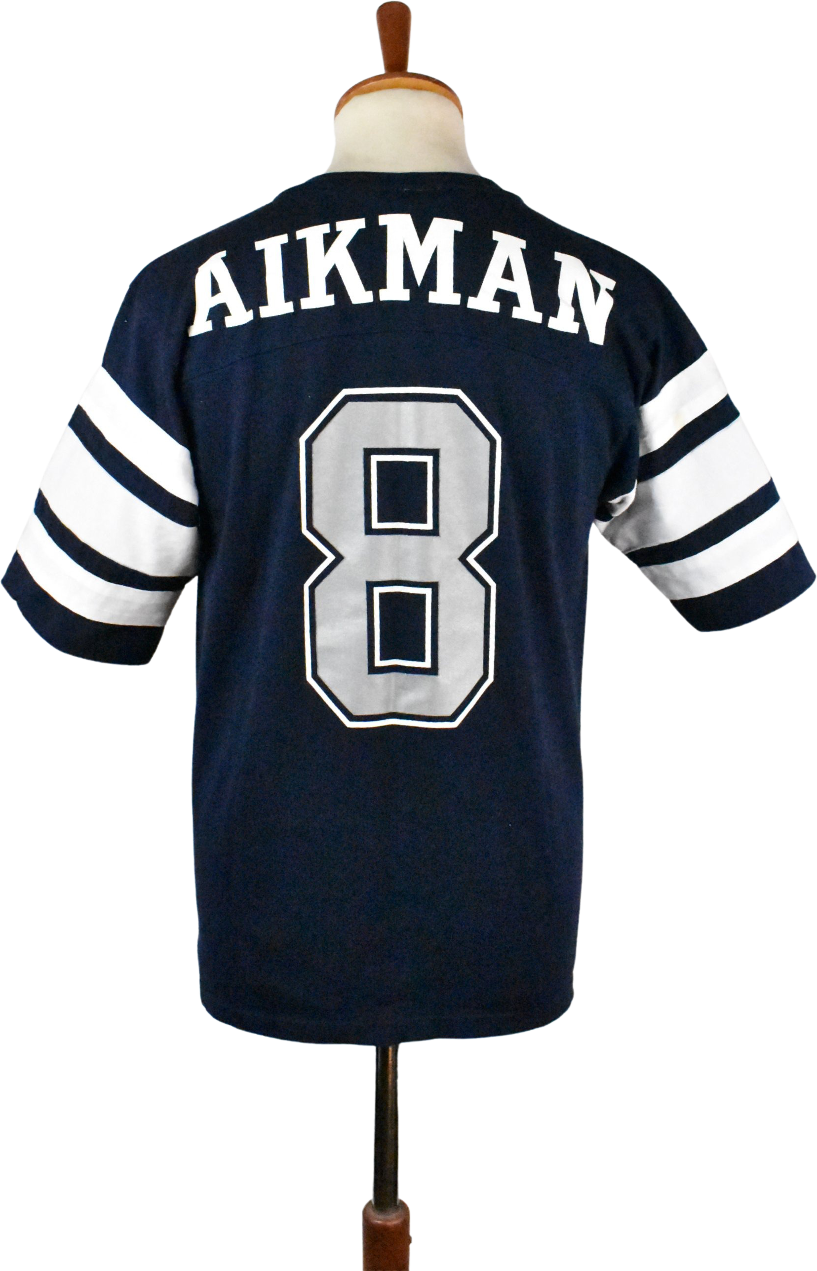 Vintage Dallas Cowboys Troy Aikman 8 Jersey Logo 7 Made USA 