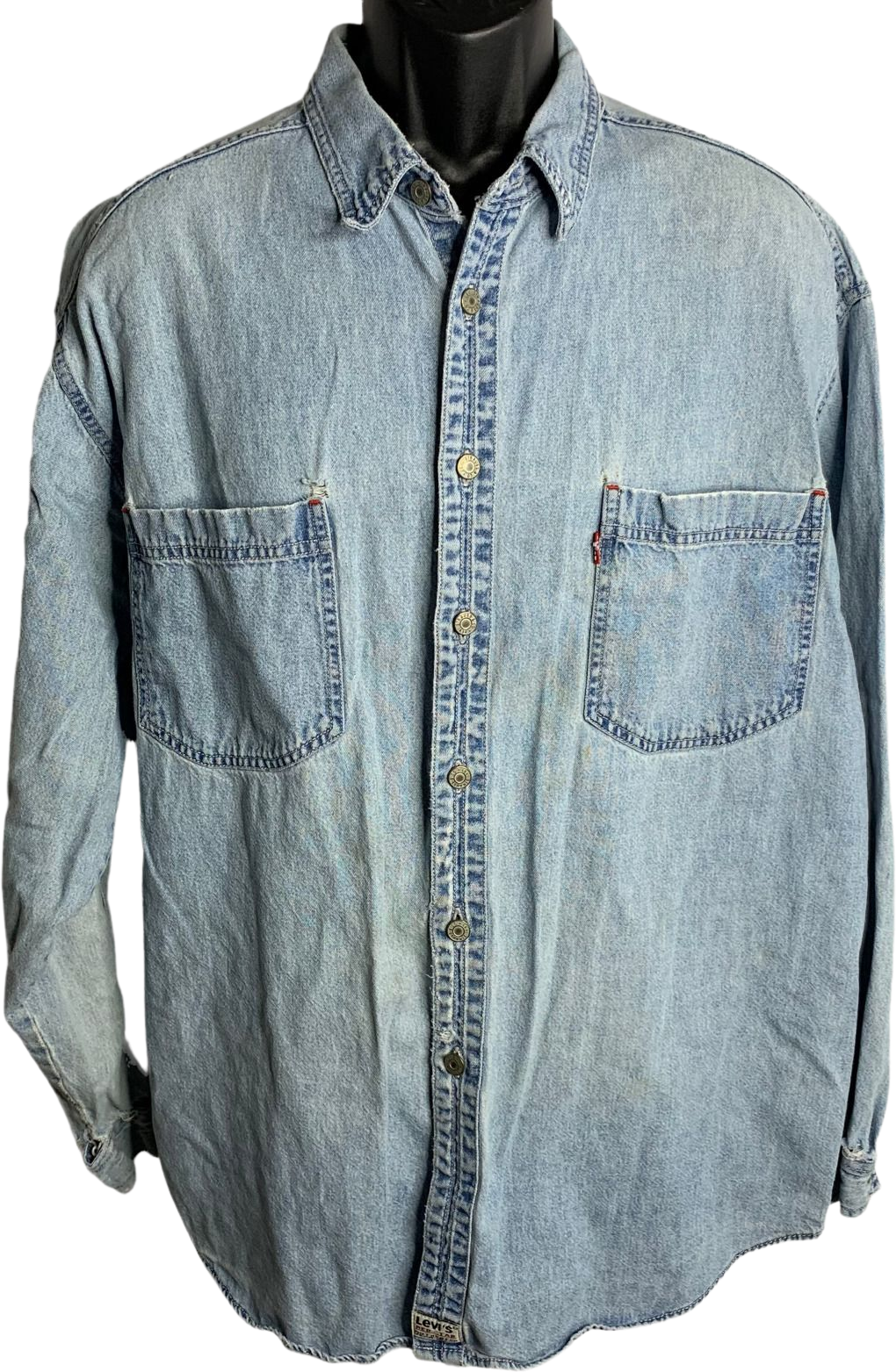 Vintage levis top denim shirt